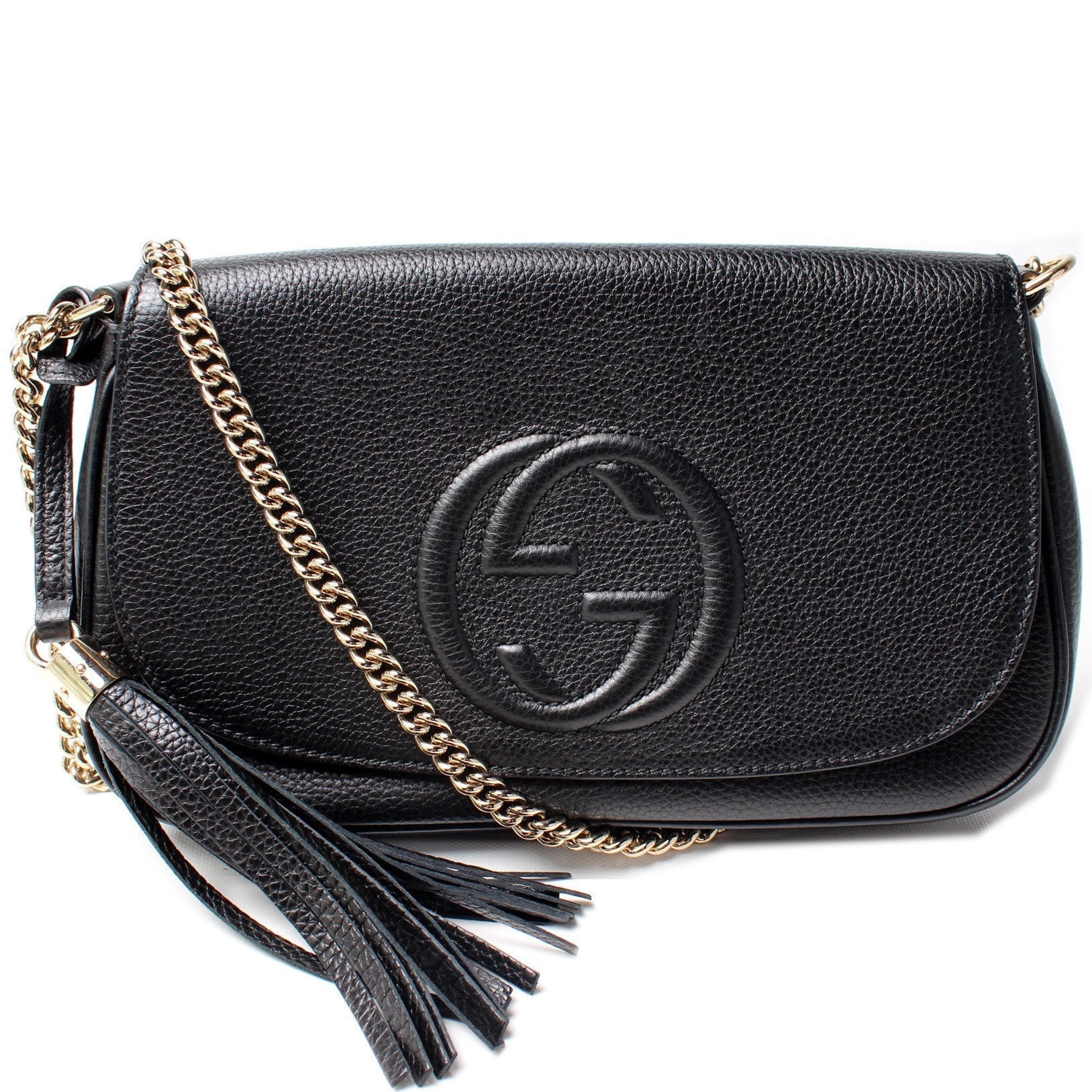 Gucci Chain Leather Crossbody