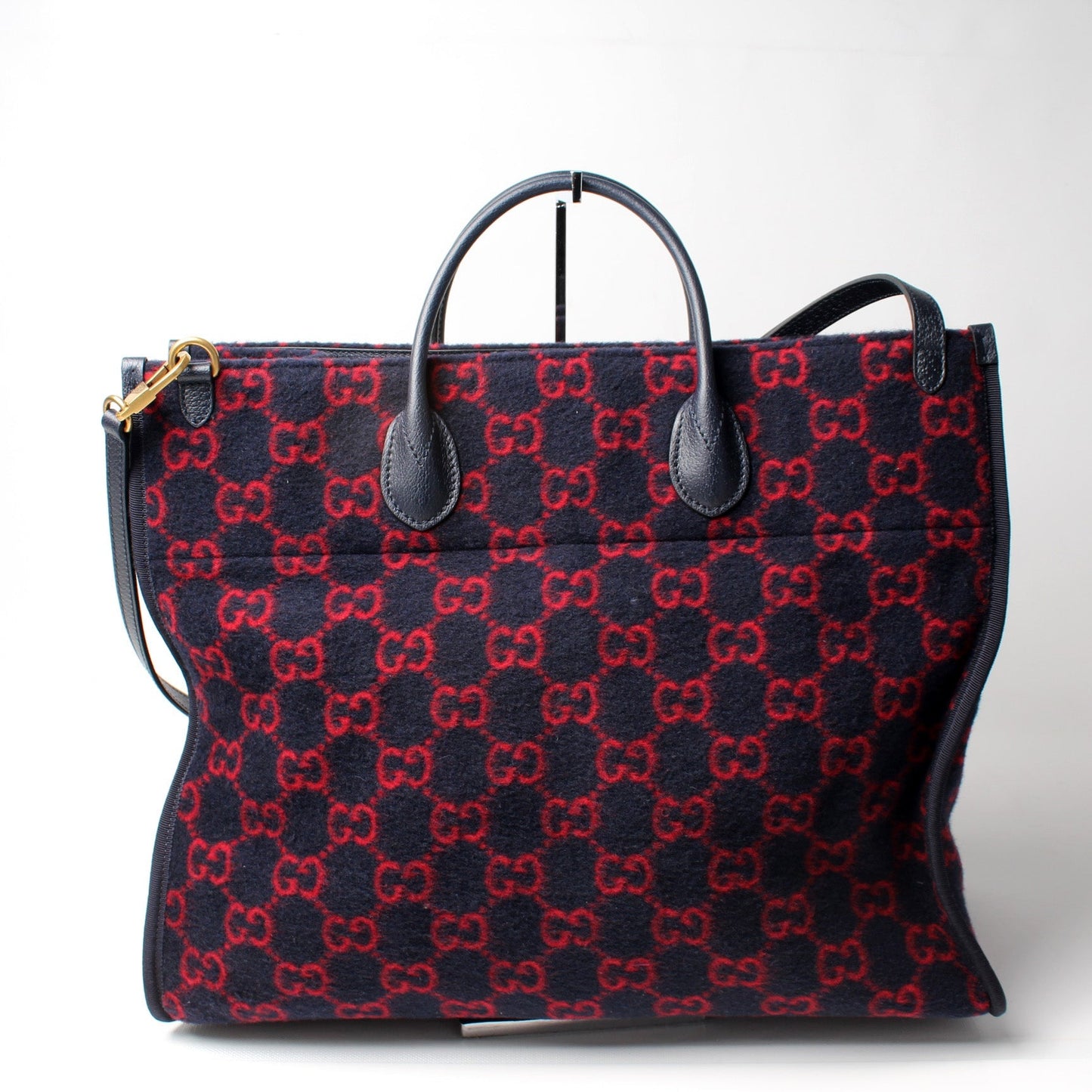 Gucci 598169 GG Wool Tote Bag