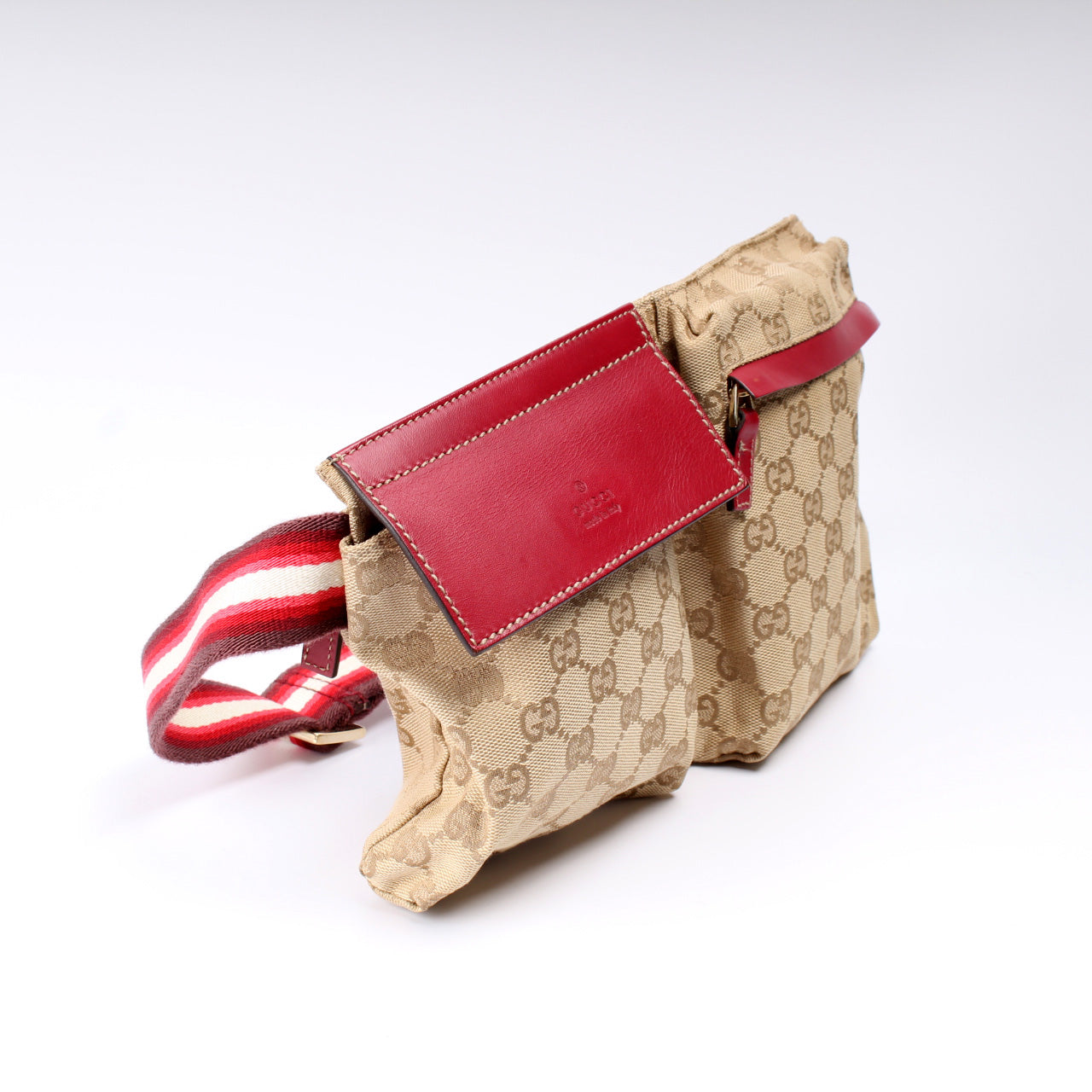 Gucci 28566 GG Canvas Waist Bag