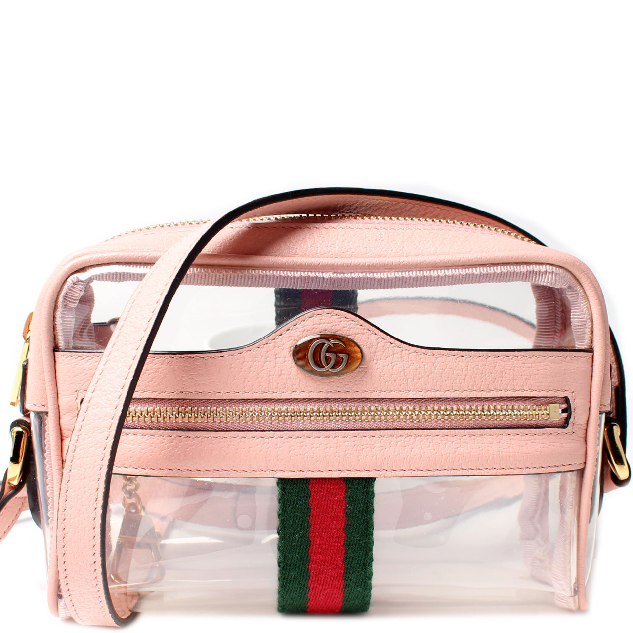 Gucci 517350 GG Transparent Mini Ophidia Bag
