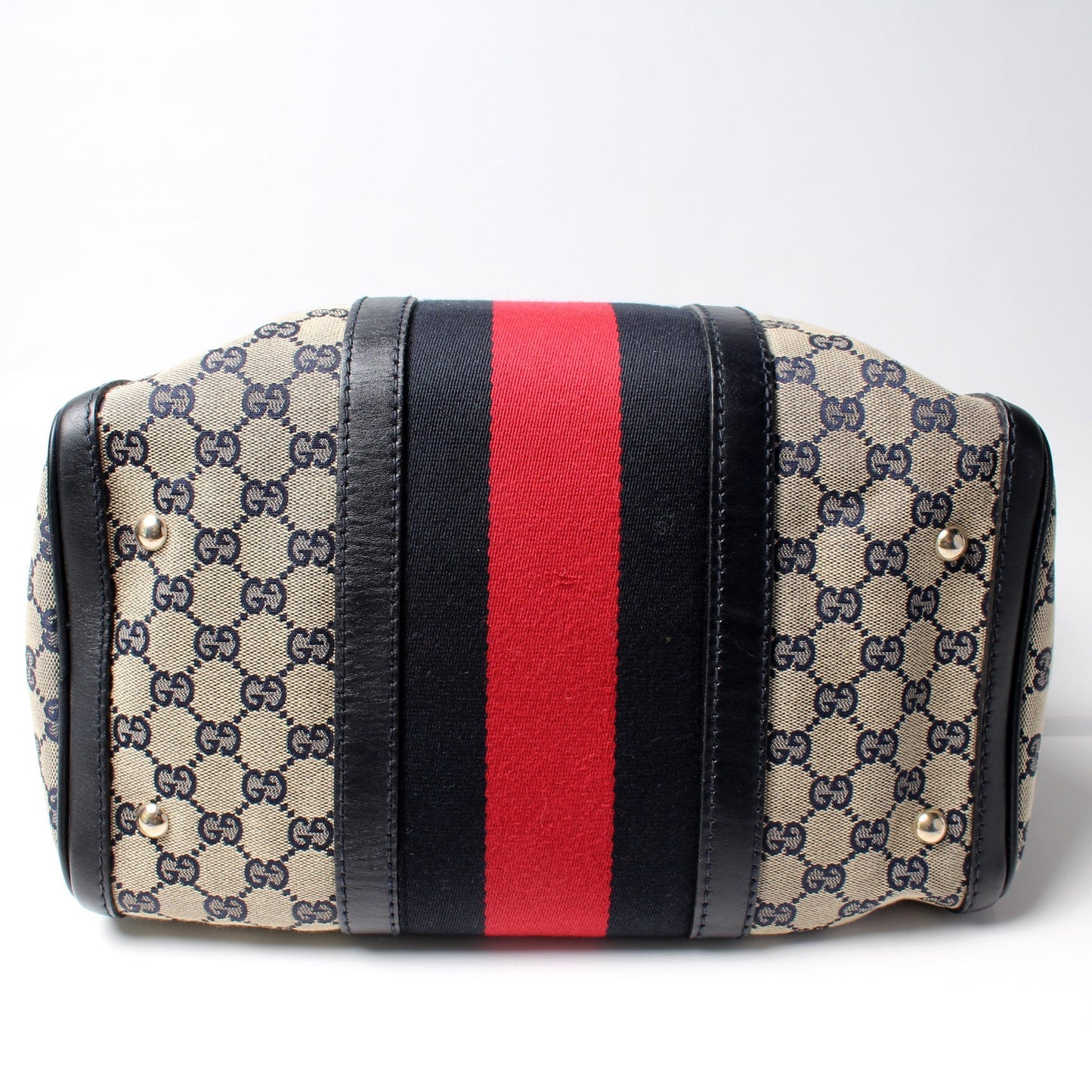 Gucci 247205 Boston GG Canvas Bag