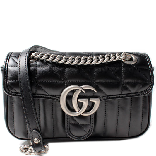 Gucci 446744 Marmont Aria Shoulder Mini Flap Bag