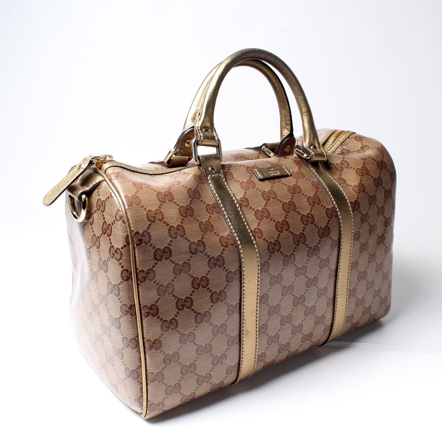 Gucci 193603 Joy Boston Crystal GG Bag