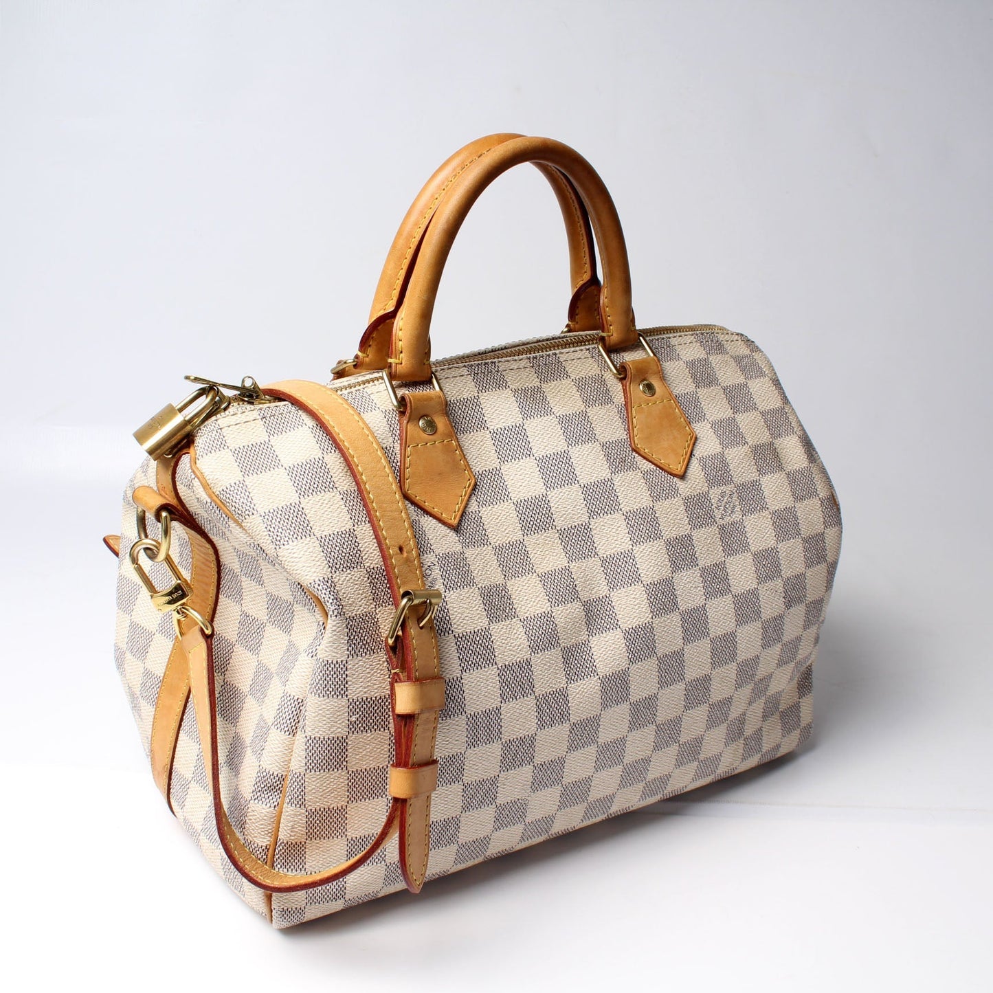 Louis Vuitton Speedy 30 Bandouliere Damier Azur