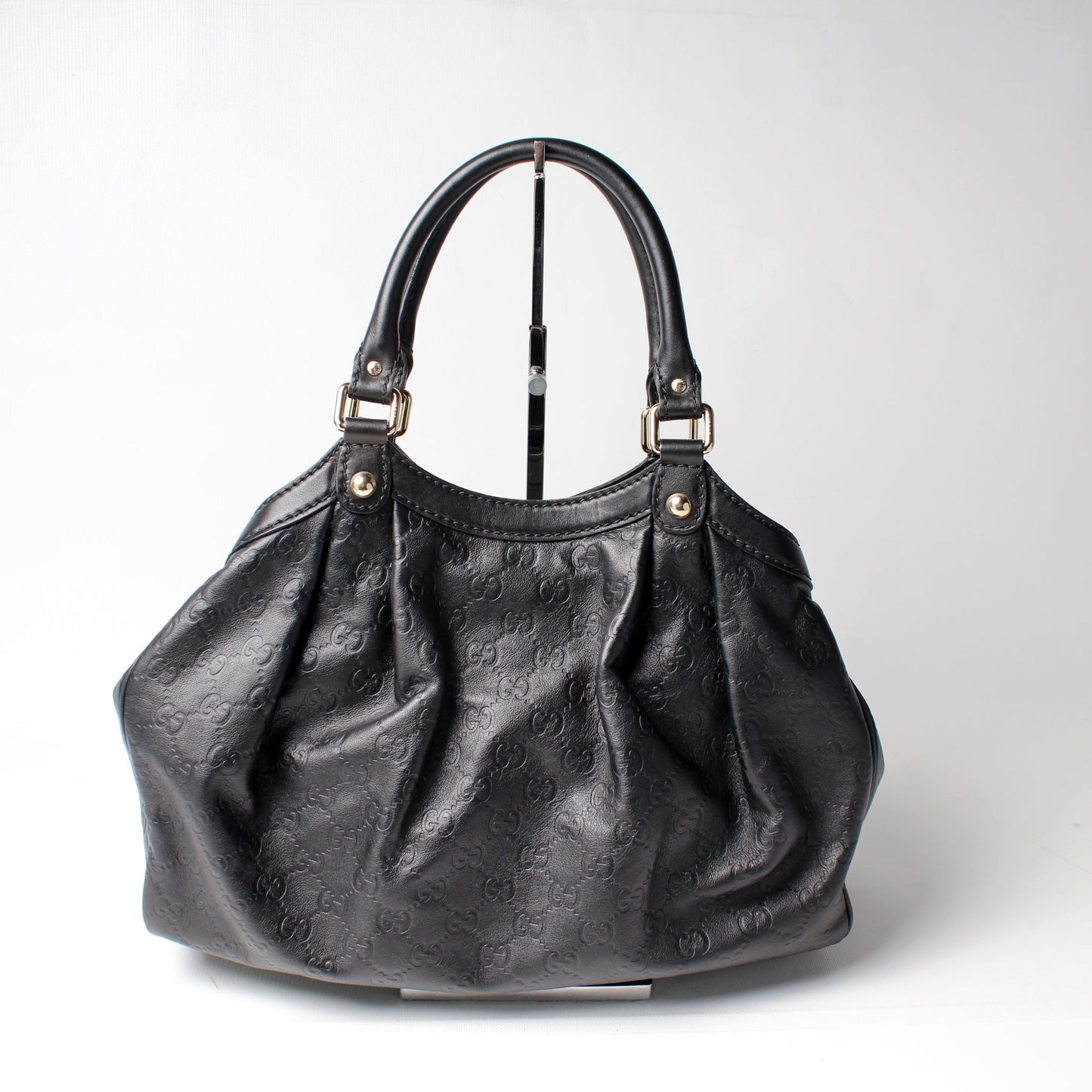 Gucci 211944 Sukey GG Leather Medium Bag