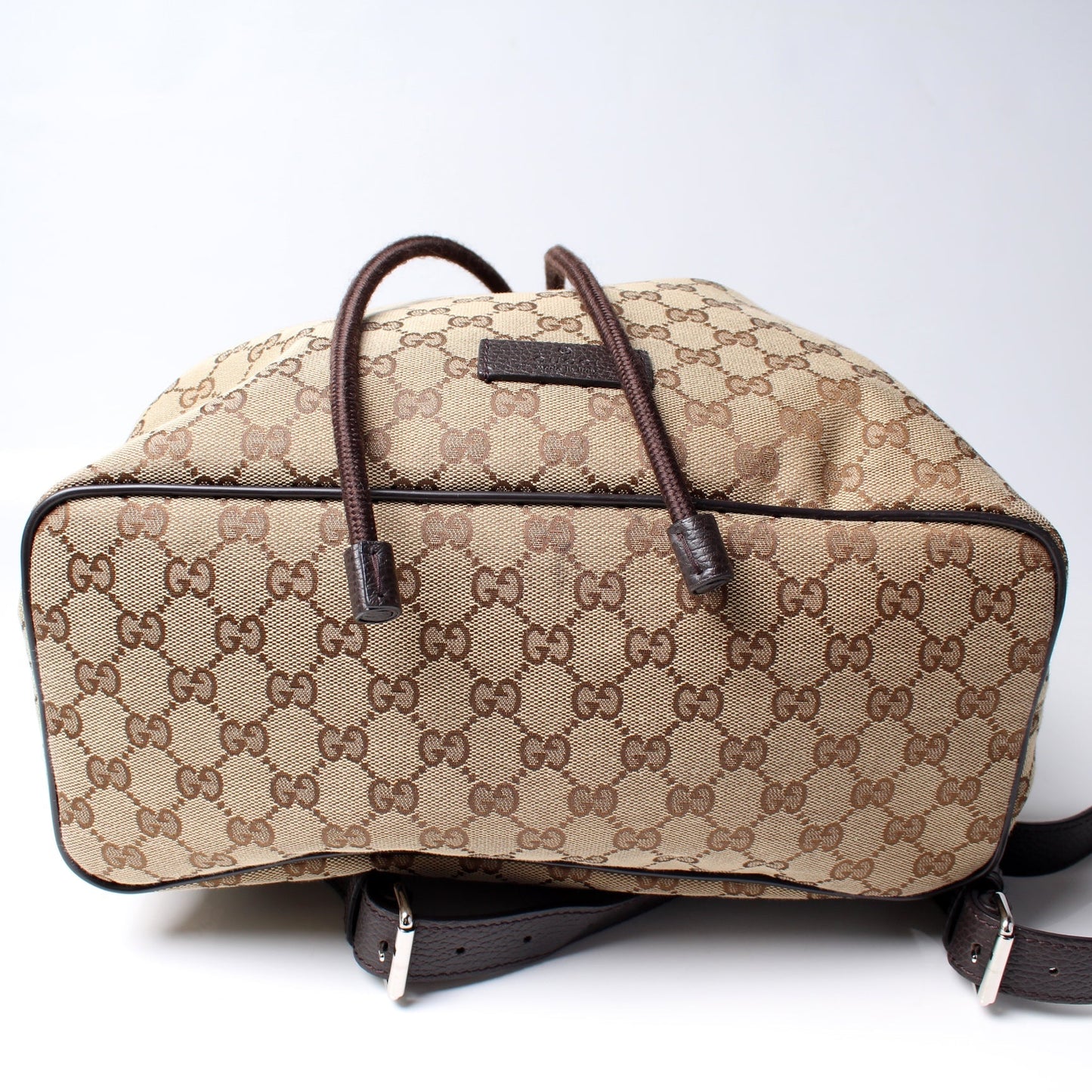 Gucci 449175 GG Canvas Drawstring Backpack Bag
