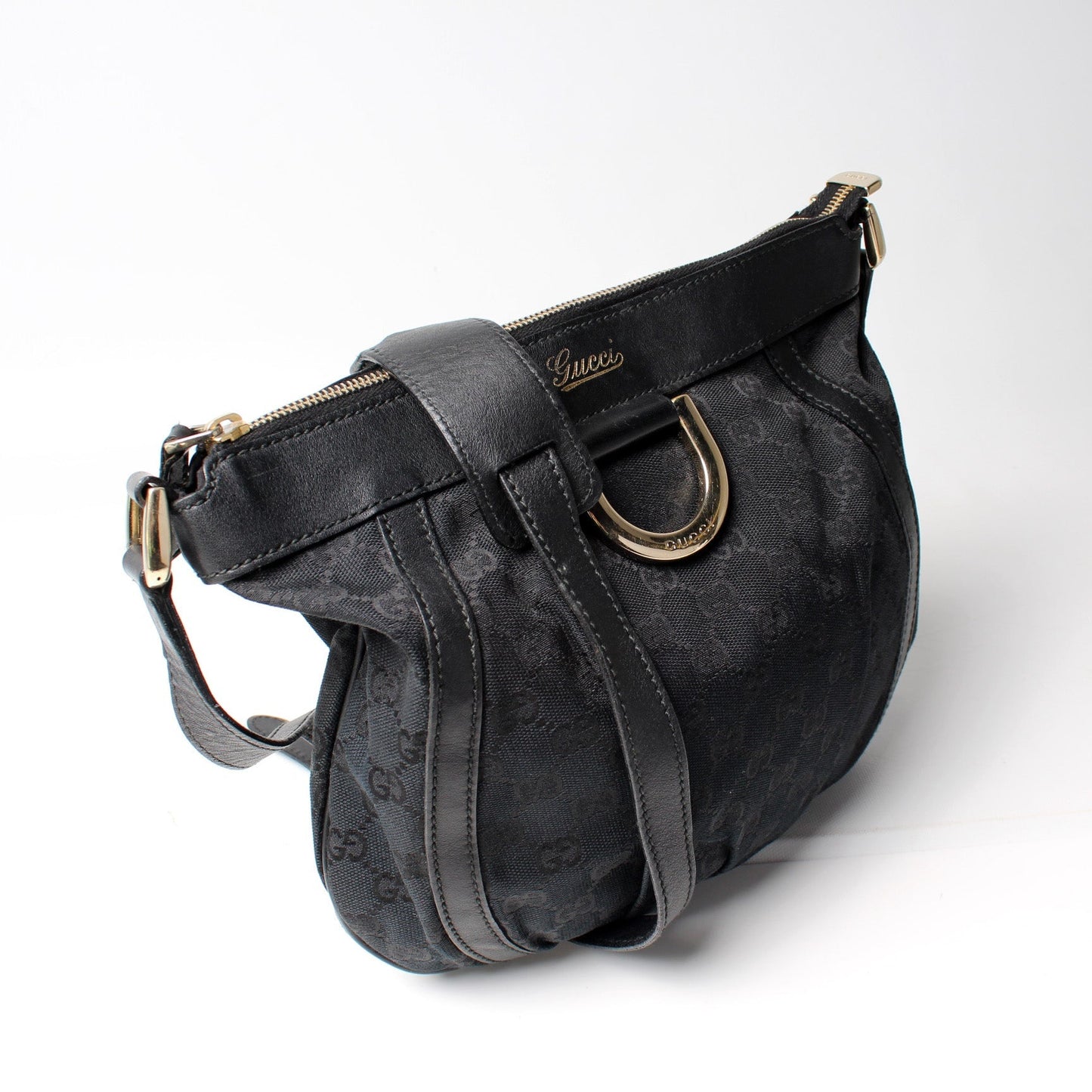 Gucci 203257 D Ring Crossbody Bag