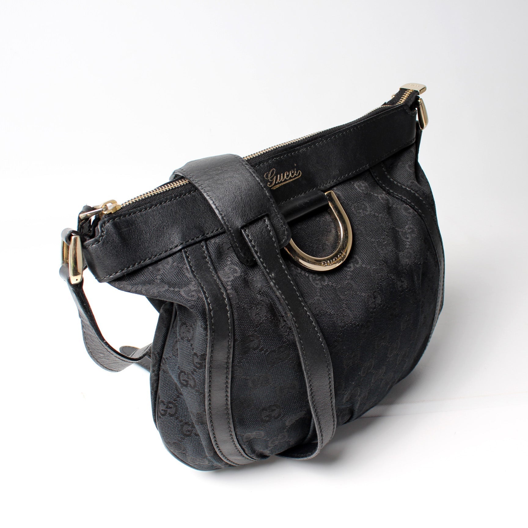 Gucci 203257 D Ring Crossbody Bag