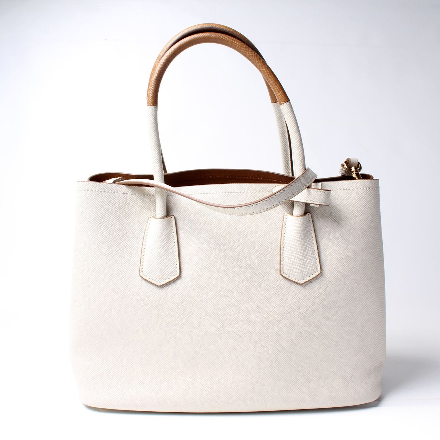 Prada Saffiano Cuir Double Medium Bag