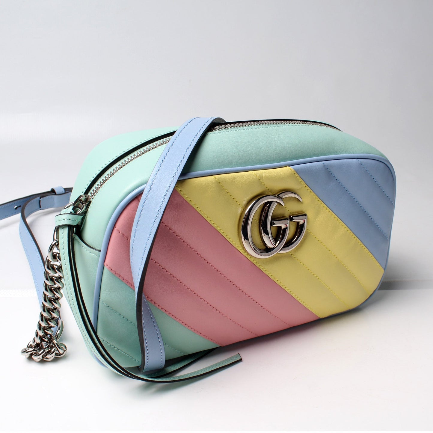 Gucci 447632 Marmont Small Leather Camera Bag