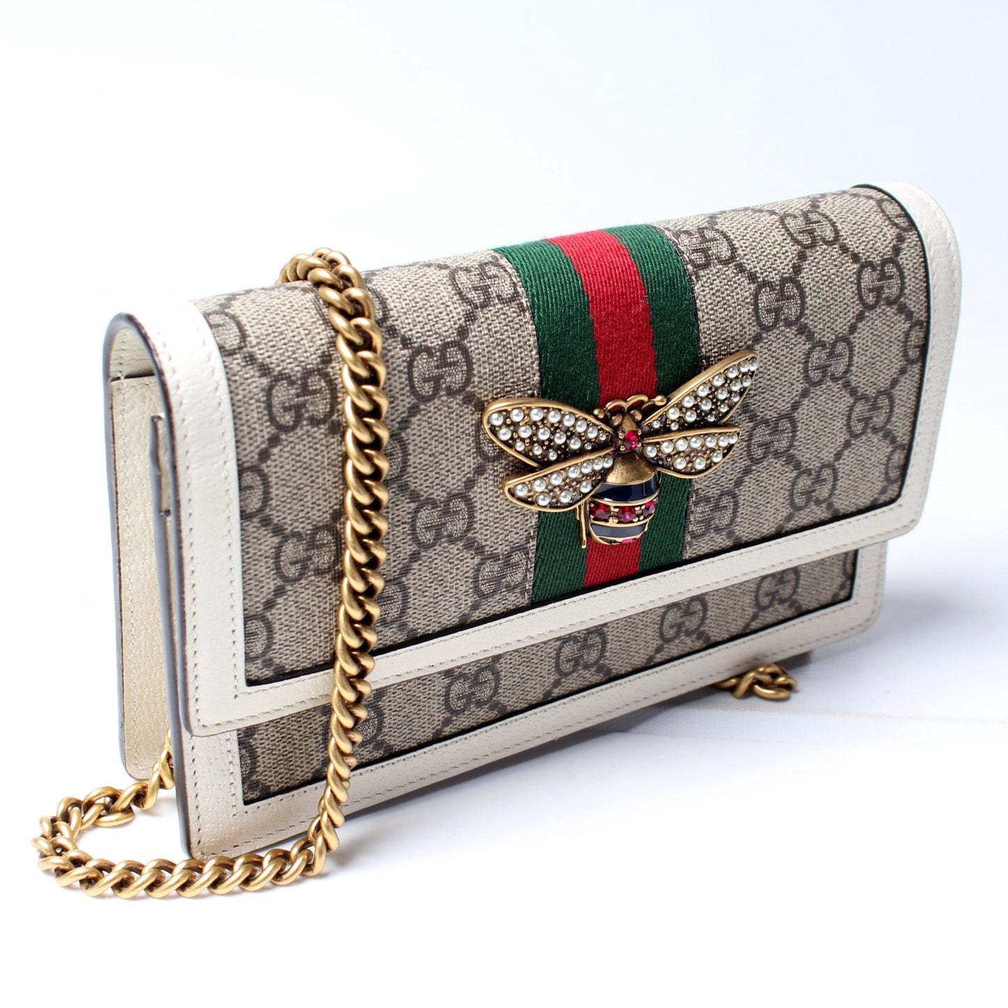 Gucci 476079 Queen Margaret Chain Wallet Bag