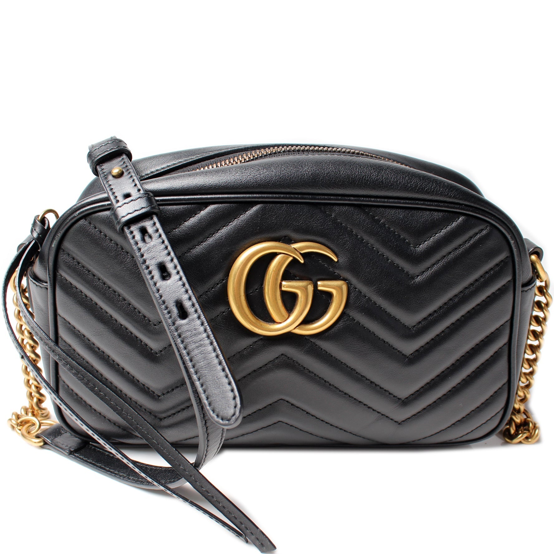 Gucci 447632 Marmont Small Leather Camera Bag