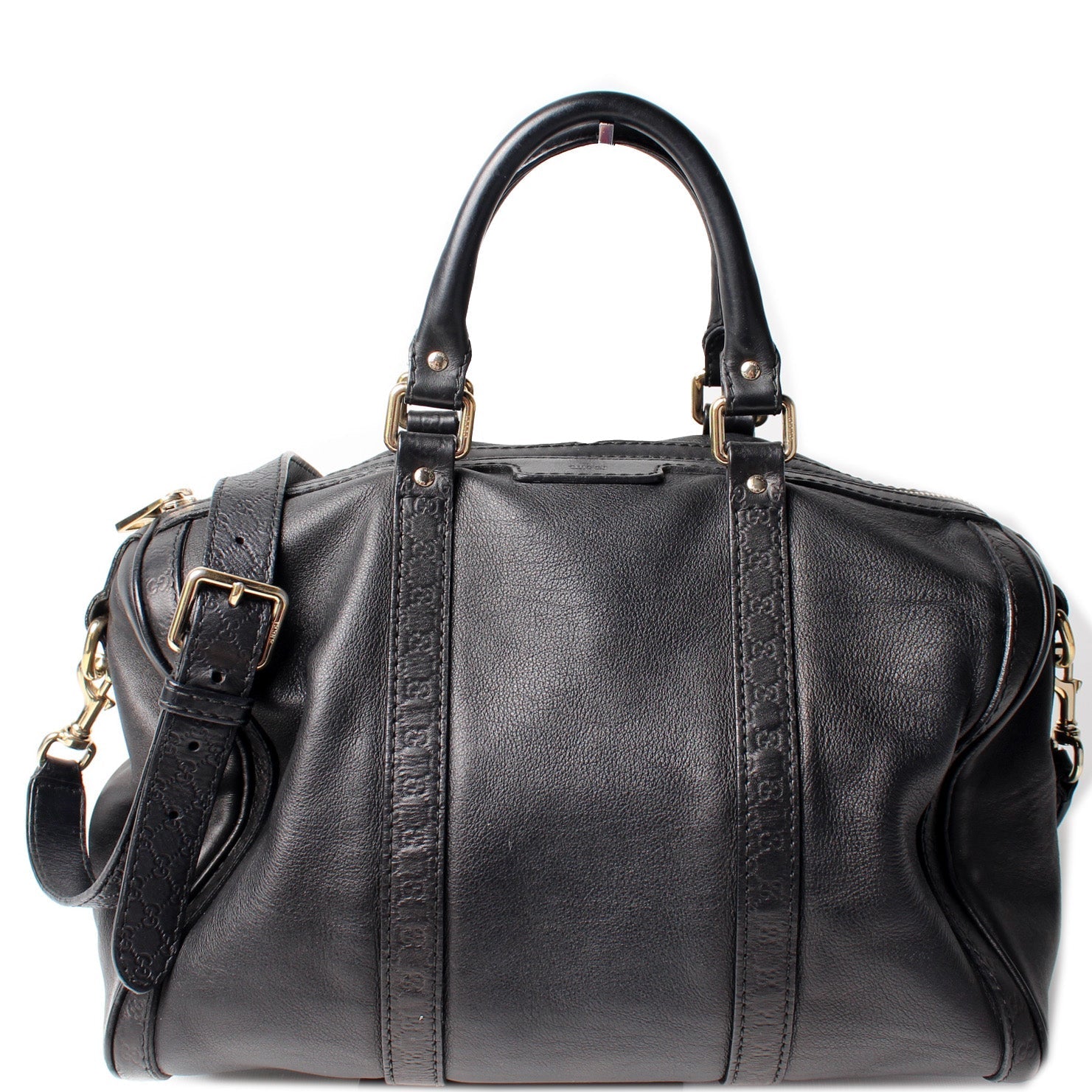 Gucci 247205 Boston Leather Bag