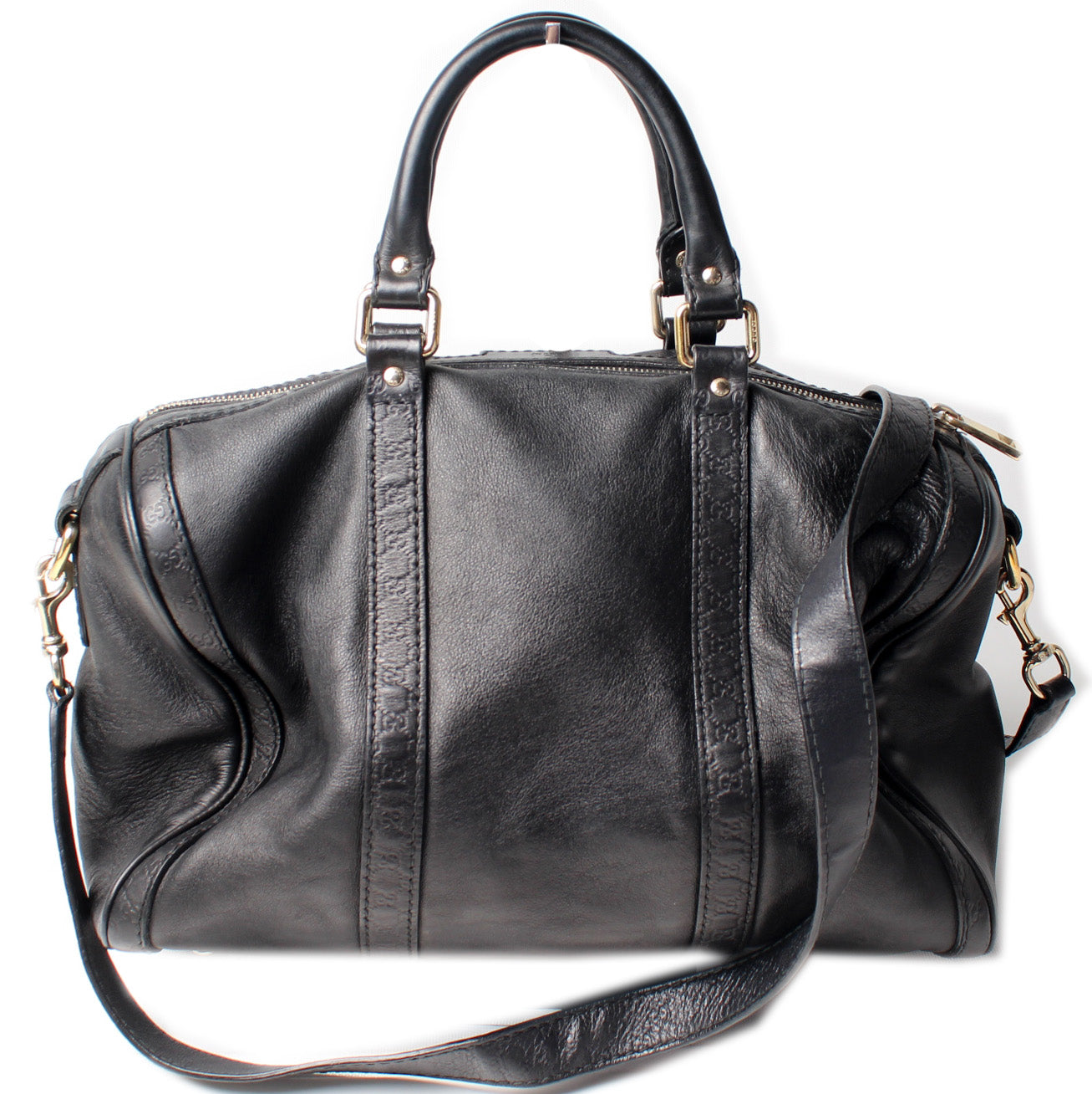 Gucci 247205 Boston Leather Bag