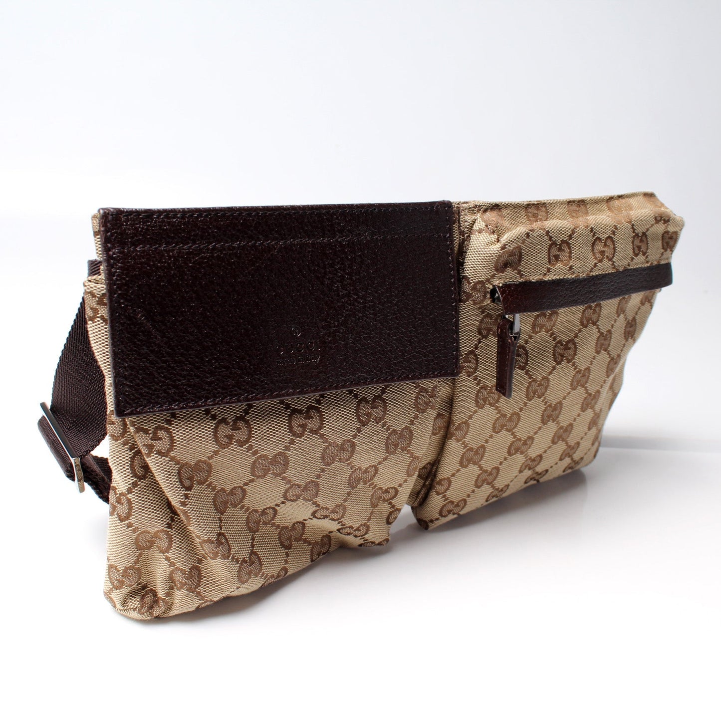 Gucci 28566 GG Canvas Waist Bag