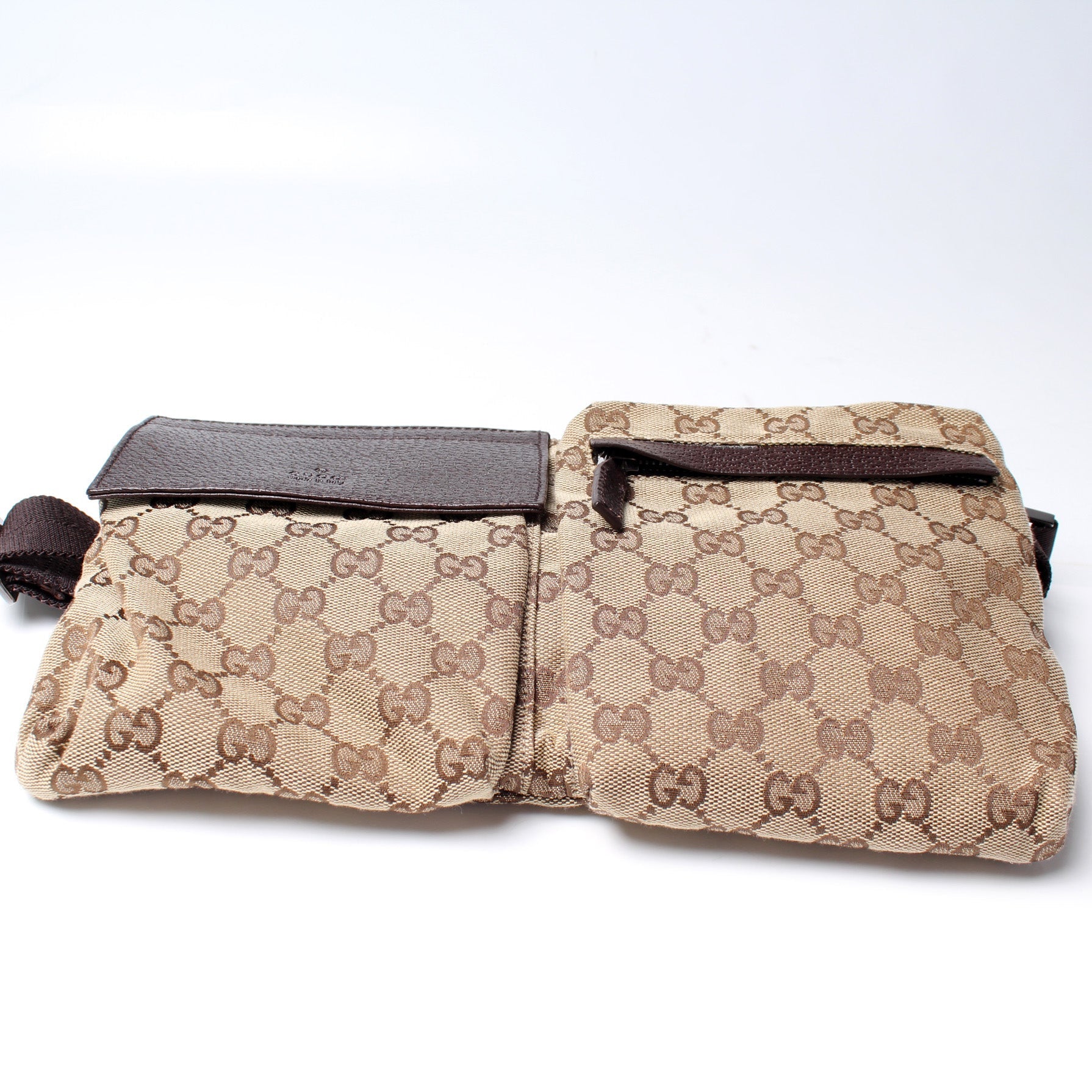 Gucci 28566 GG Canvas Waist Bag