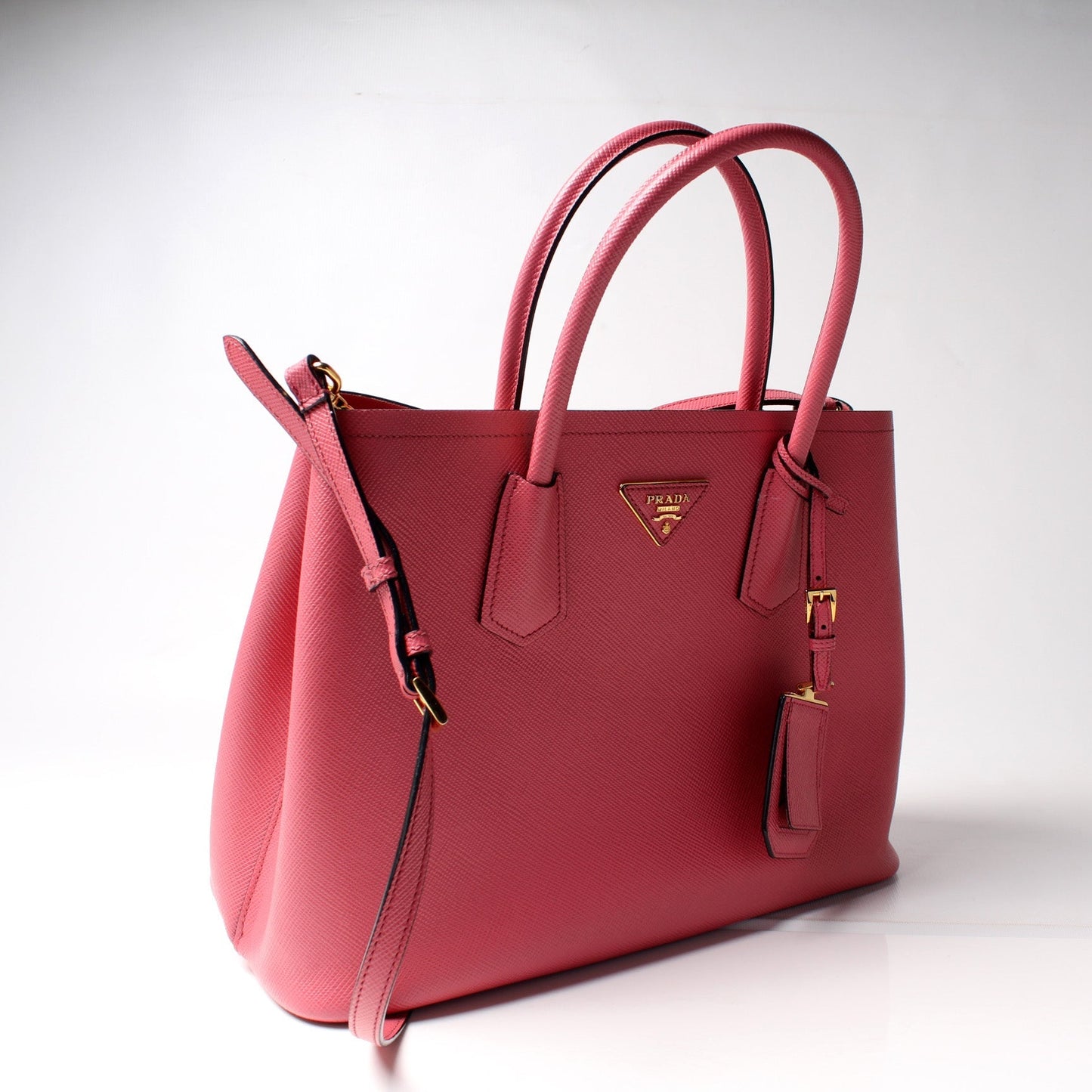 Prada Saffiano Cuir Double Medium Bag