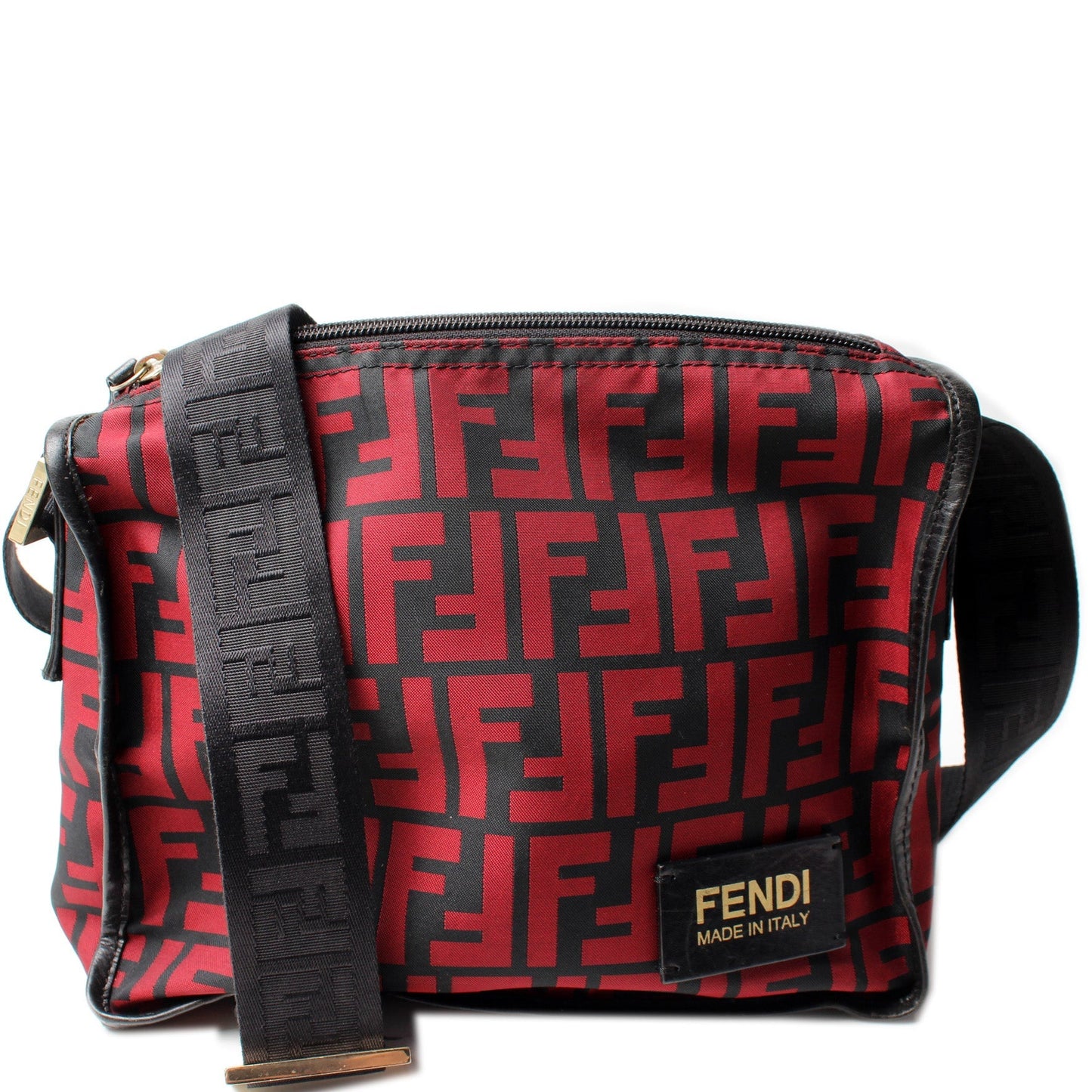 Fendi Zucca Nylon Messanger Bag