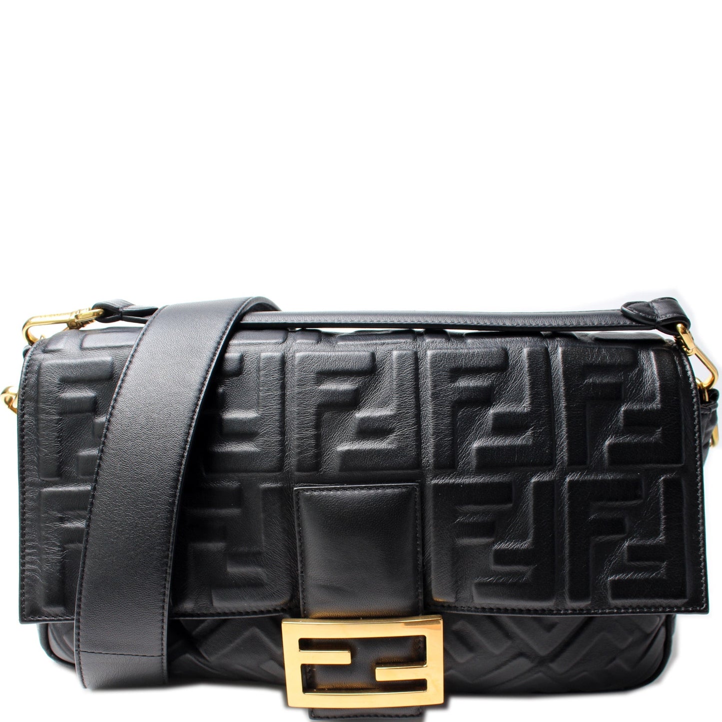 Fendi Nappa FF Largeuette Bag