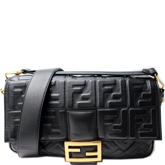 Fendi Nappa FF Largeuette Bag