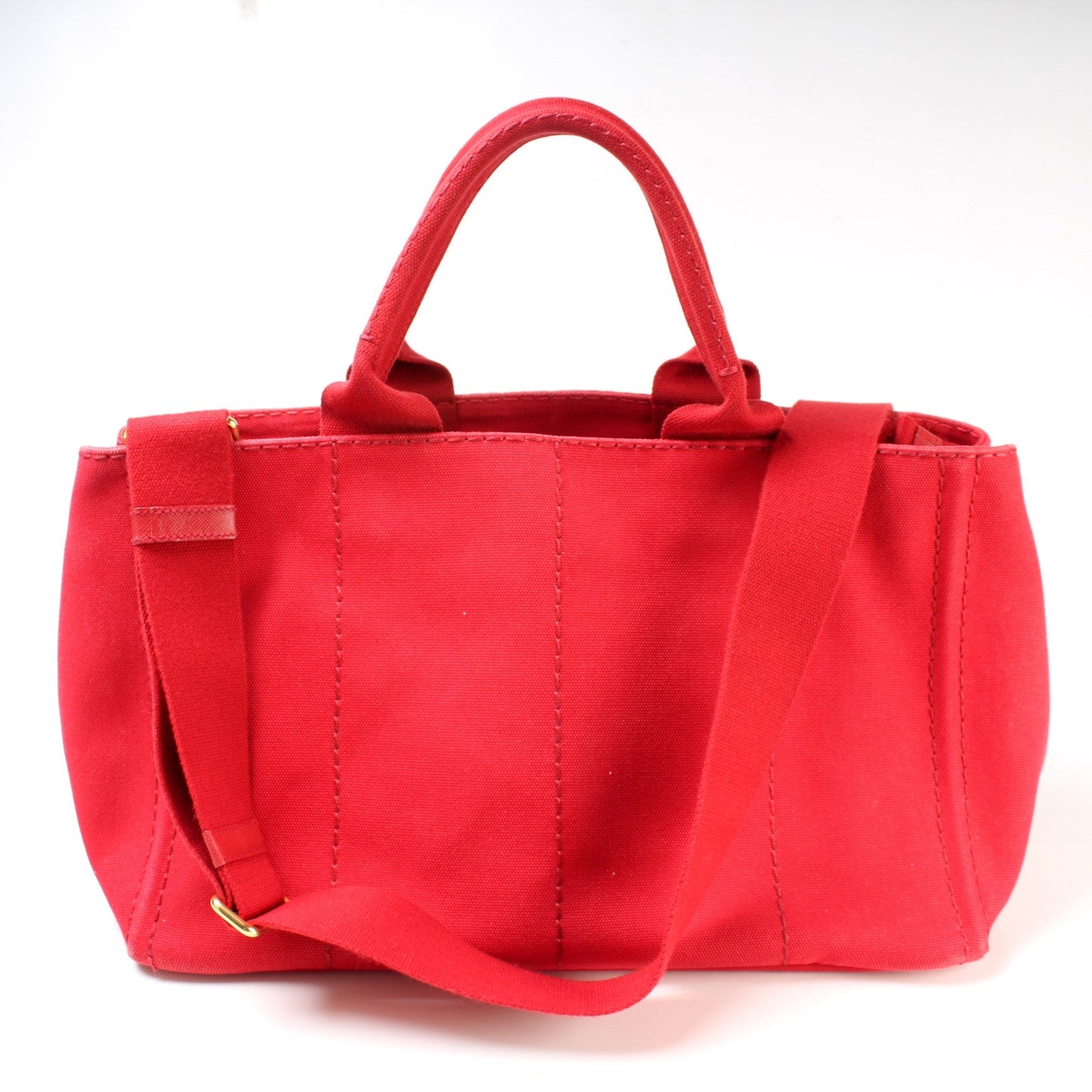 Prada Canapa Canvas Medium Tote Bag