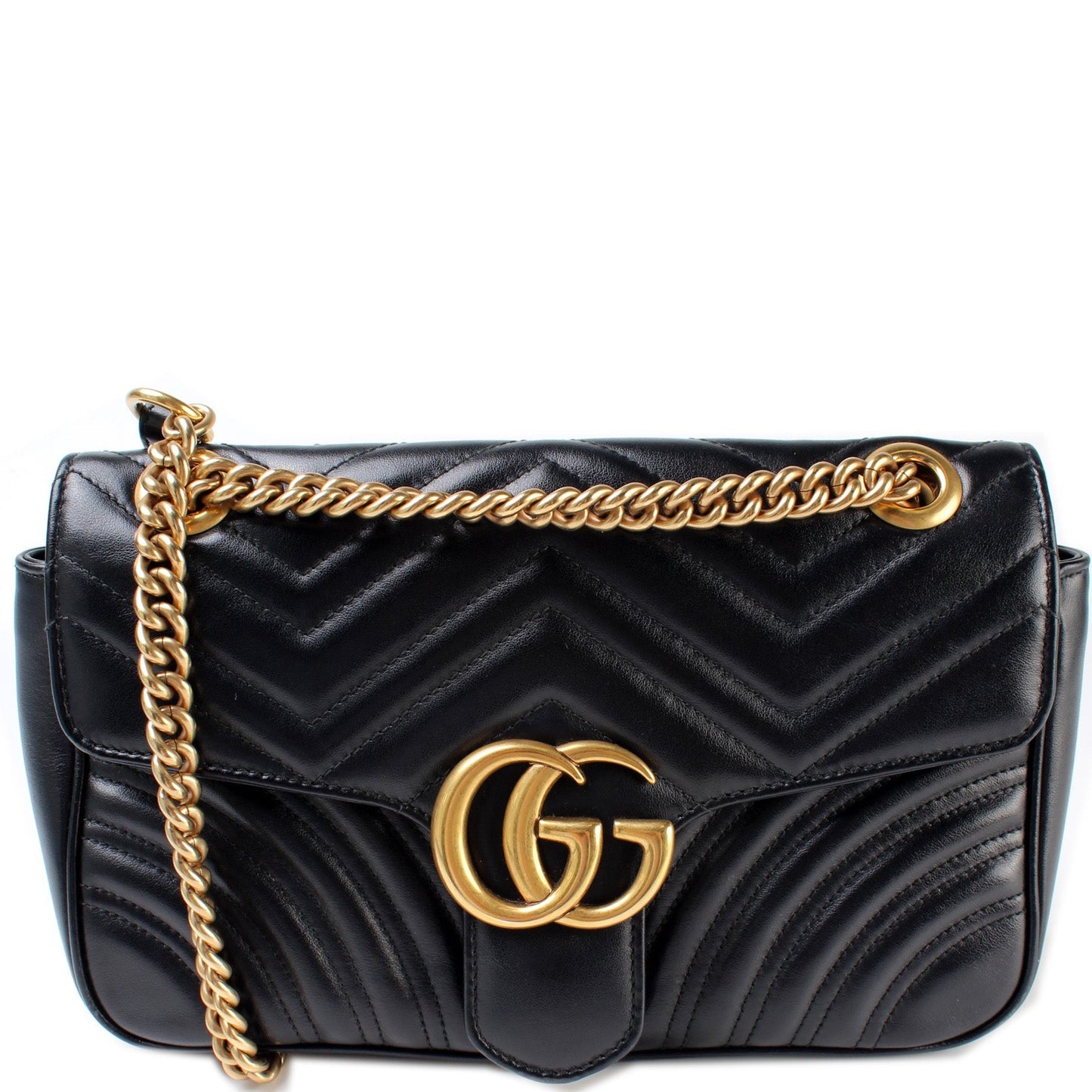 Gucci 443497 GG Marmont Shoulder Small Flap Bag