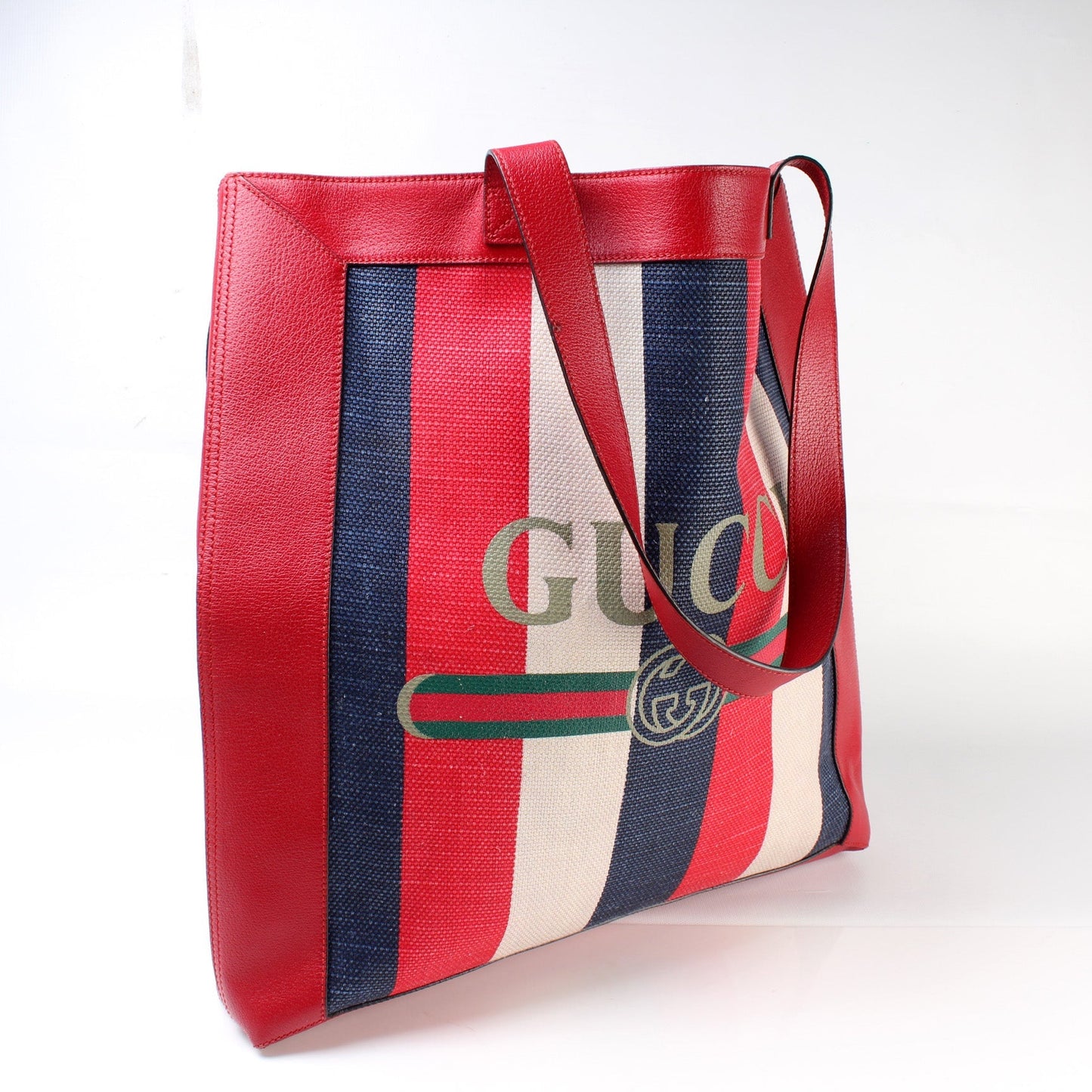 Gucci 523781 Sherry Line Striped Tote Bag