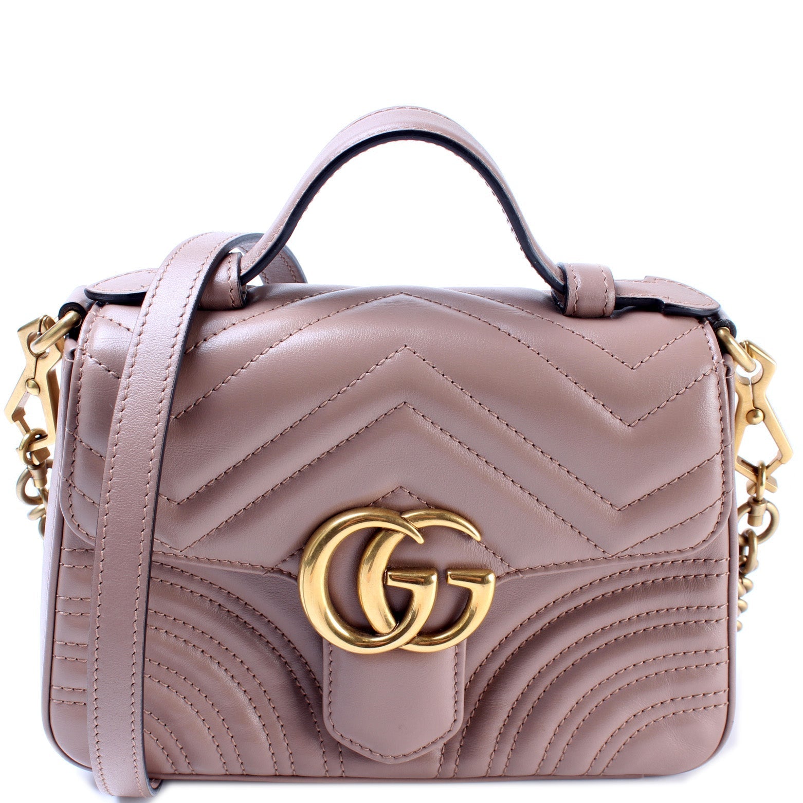 Gucci 547260 Mini Marmont Top Handle Bag