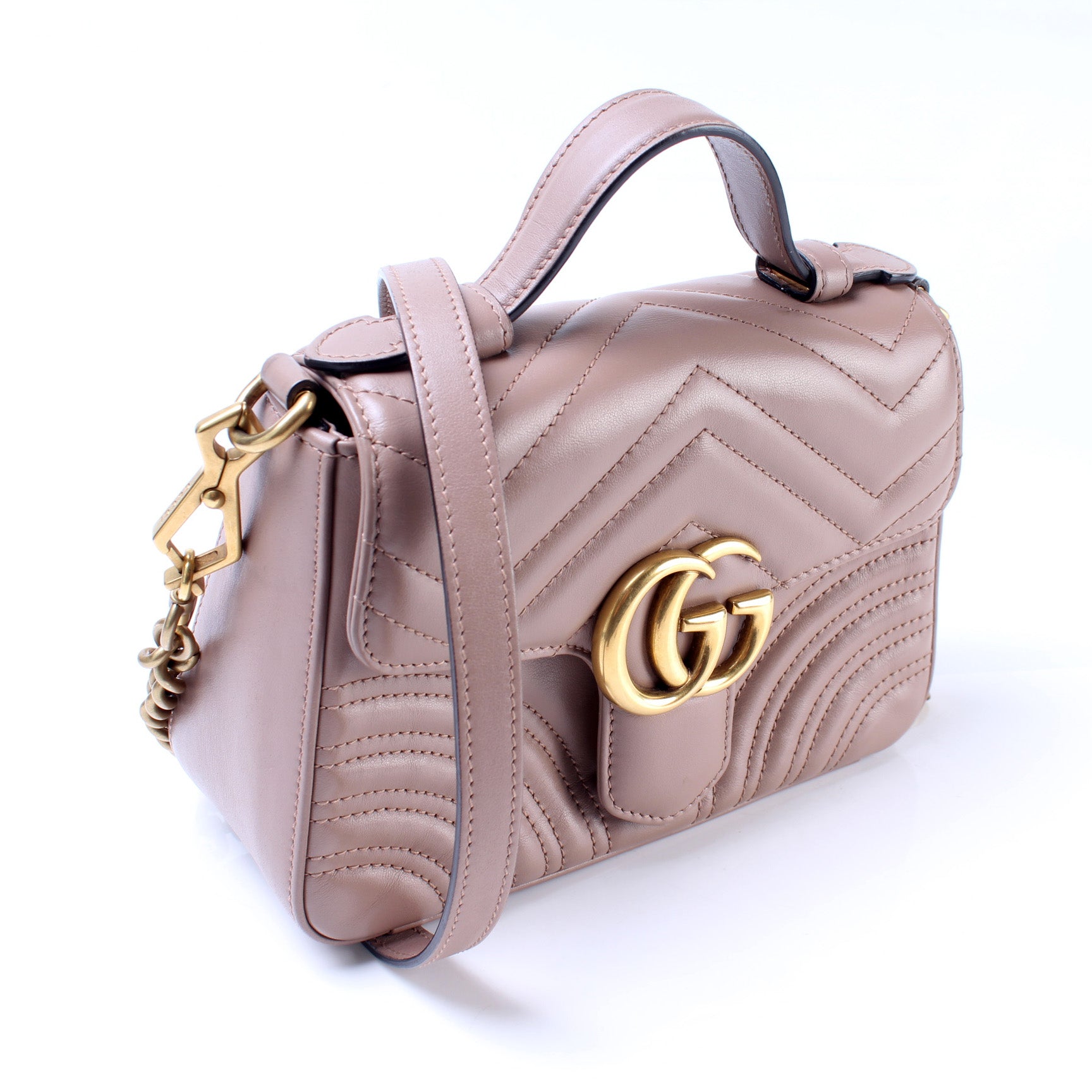 Gucci 547260 Mini Marmont Top Handle Bag