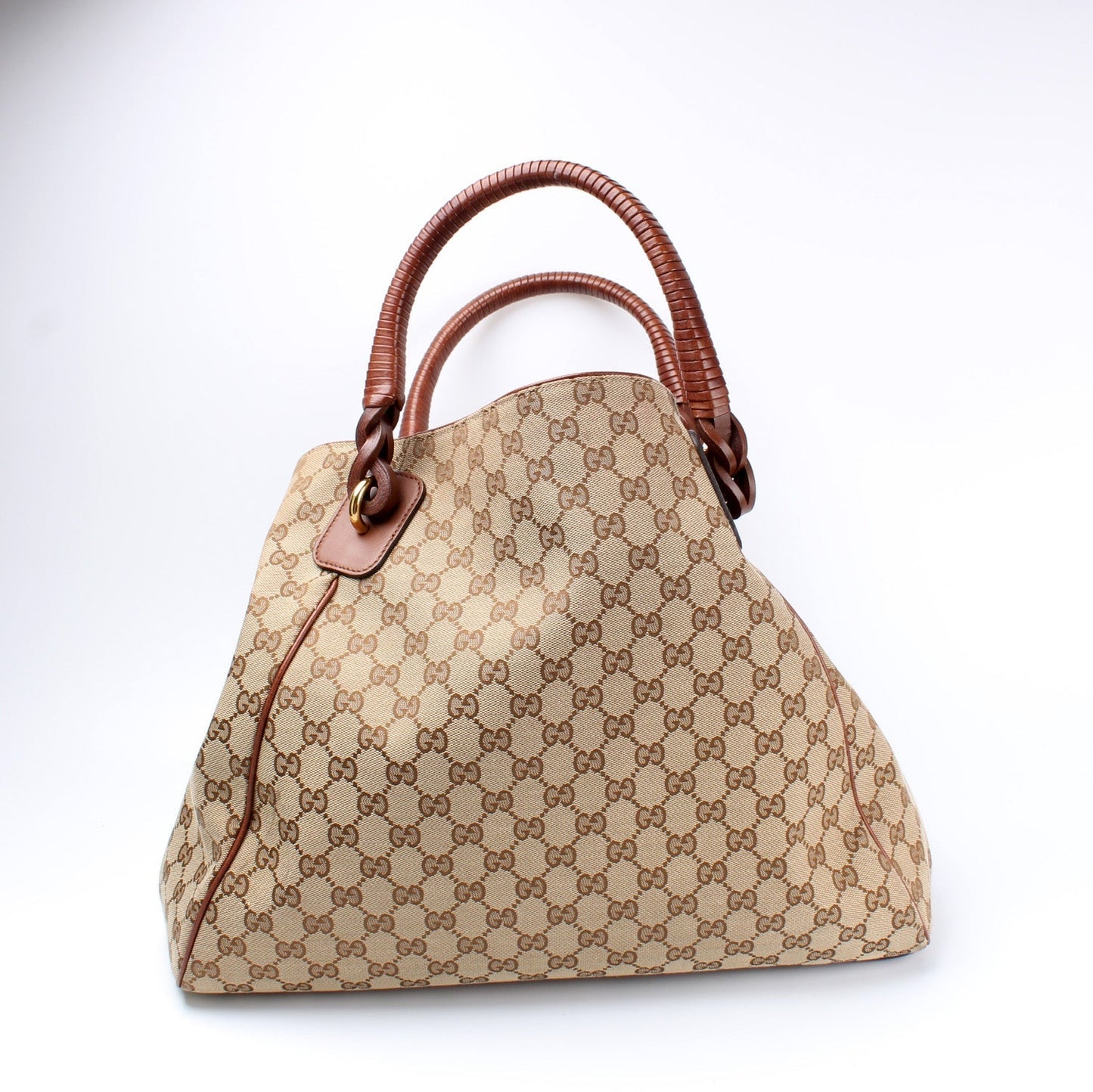 Gucci 323666 GG Canvas Tote Large Bag