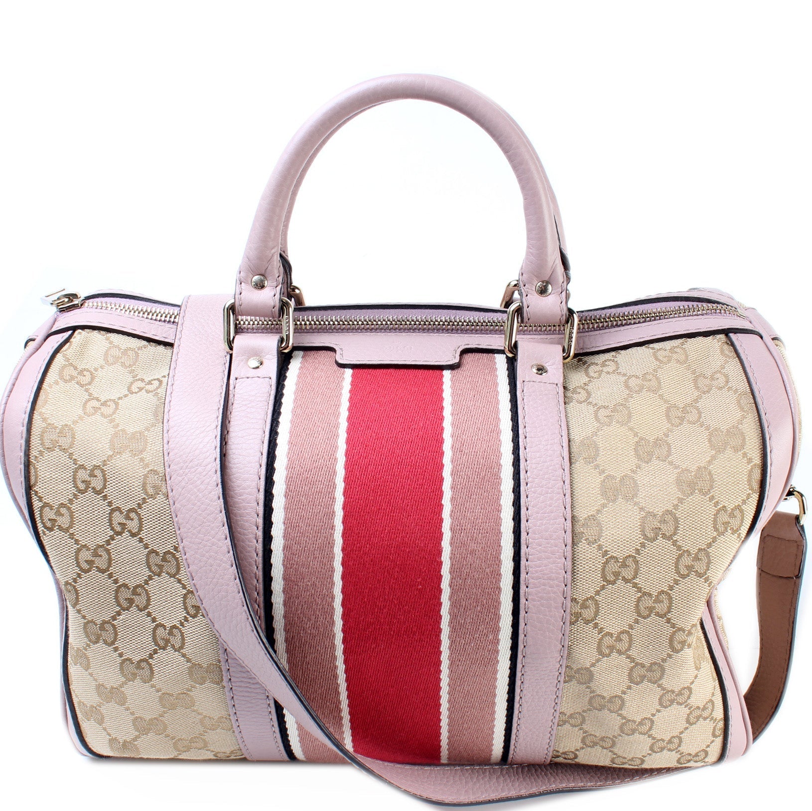 Gucci 247205 Boston Canvas Bag