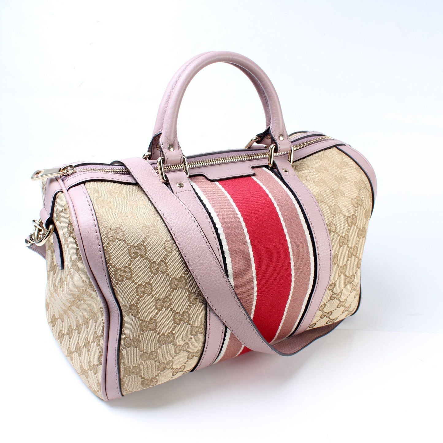 Gucci 247205 Boston Canvas Bag