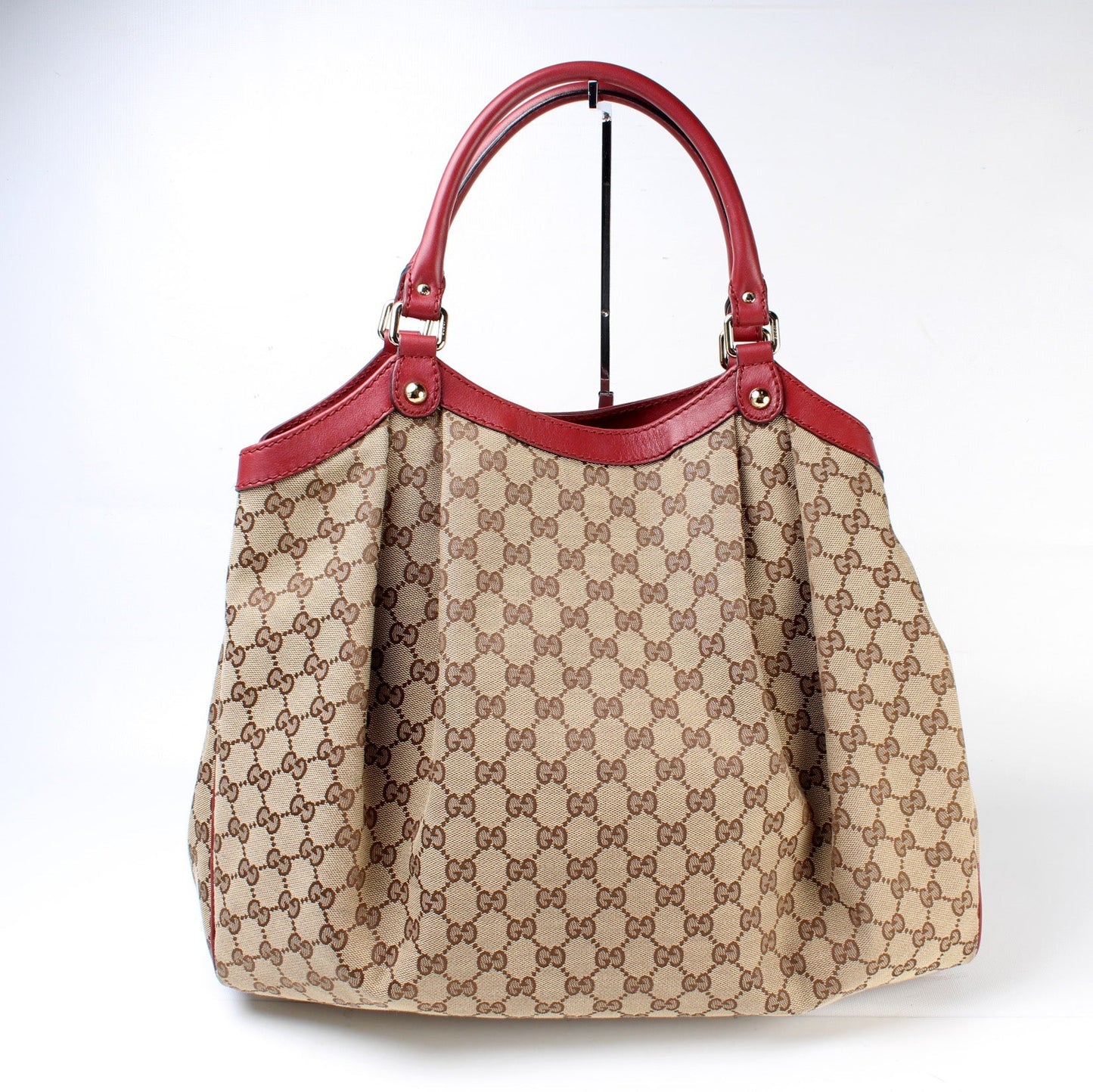 Gucci 211943 Sukey GG Canvas Large Bag