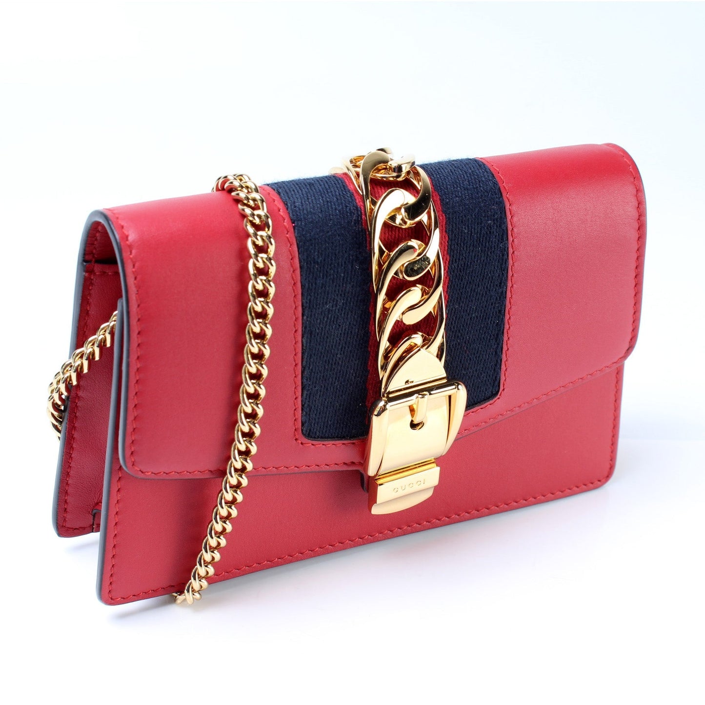 Gucci 494646 Sylvie Chain Super Mini Bag