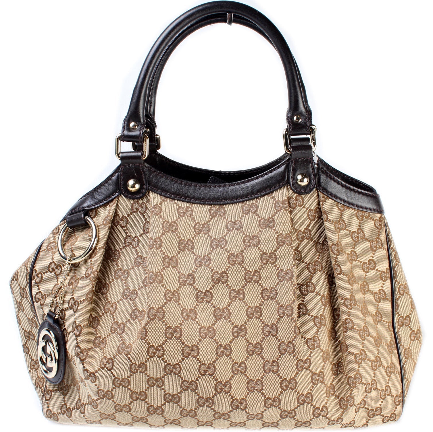 Gucci 211944 Sukey GG Canvas Medium Bag