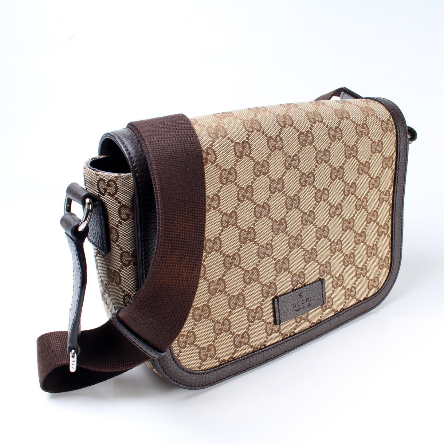 Gucci 449172 GG Canvas Messenger Bag