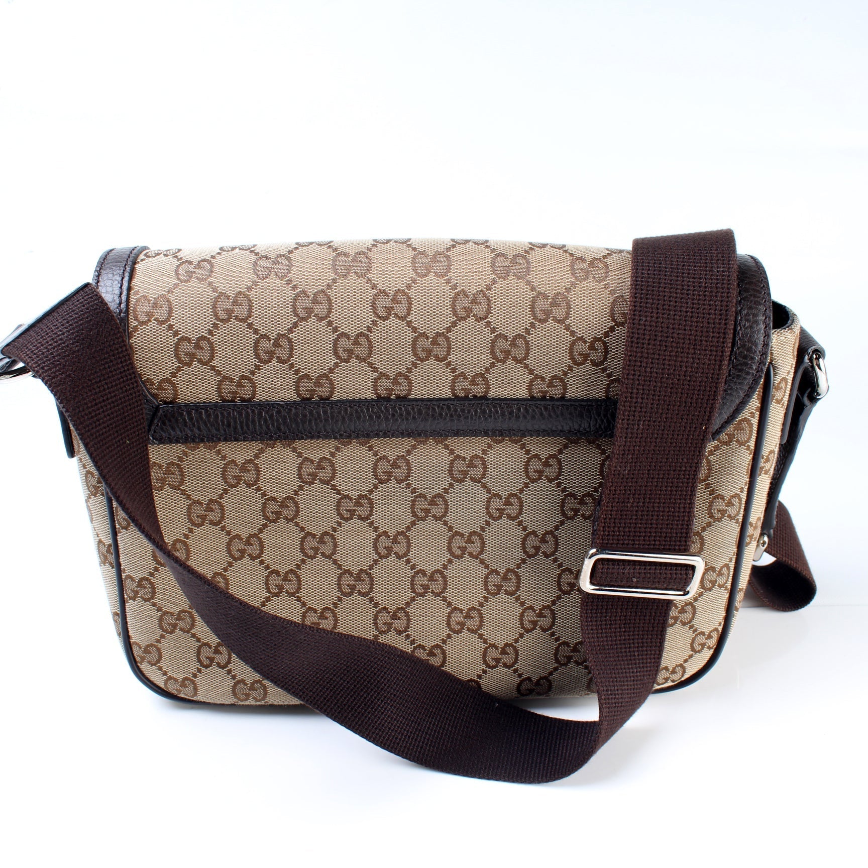 Gucci 449172 GG Canvas Messenger Bag