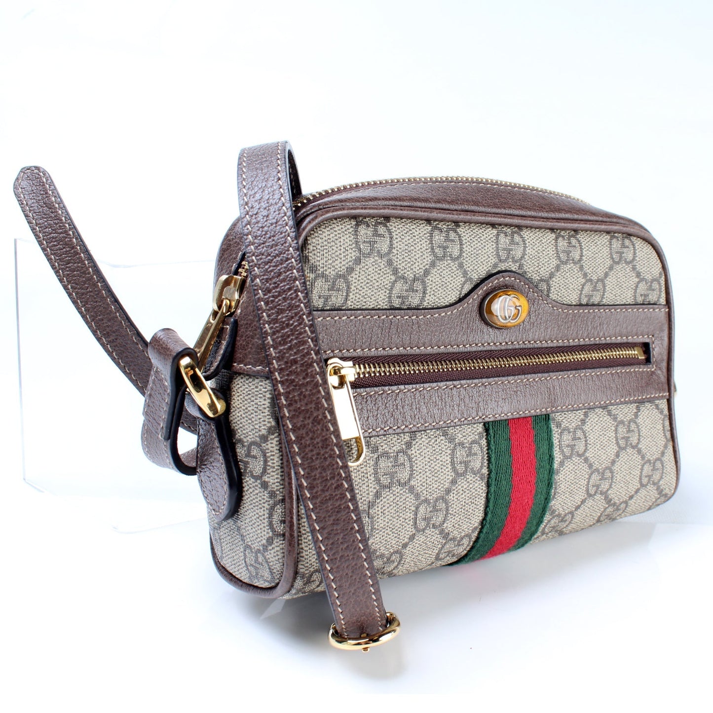 Gucci 517350 GG Supreme Mini Ophidia Bag