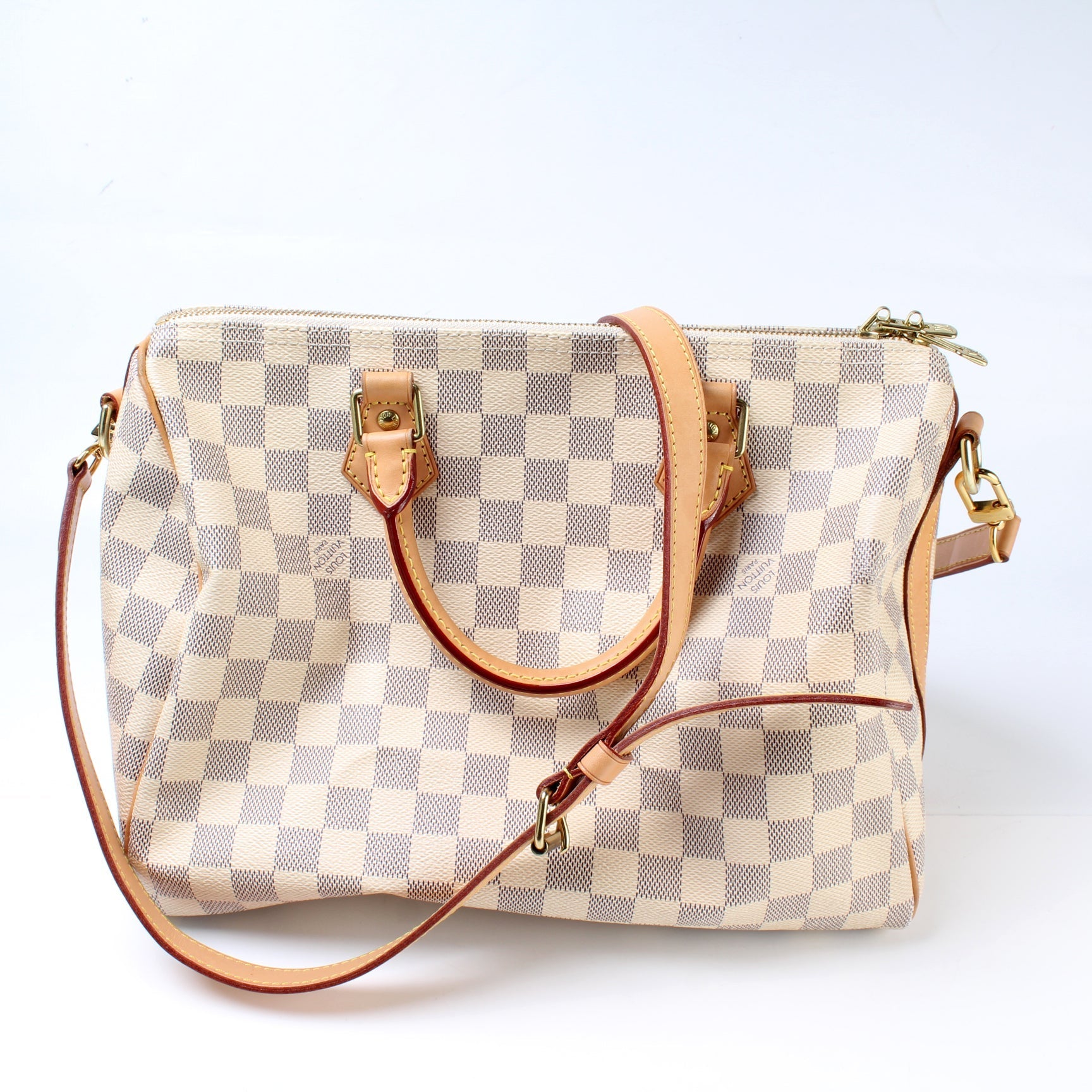 Louis Vuitton Speedy 30 Damier Azur Bandouliere
