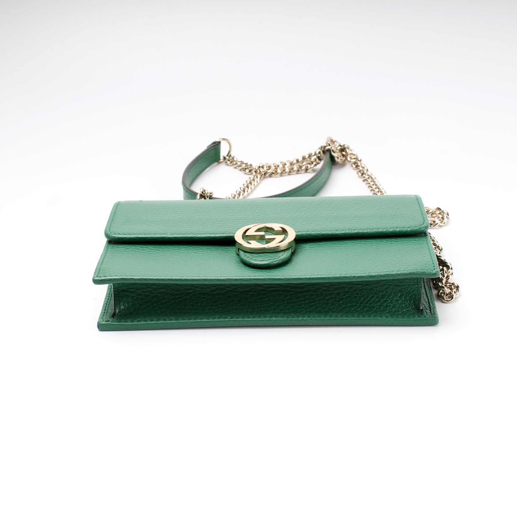 Gucci 615523 Dollar Interlocking Calfskin Bag
