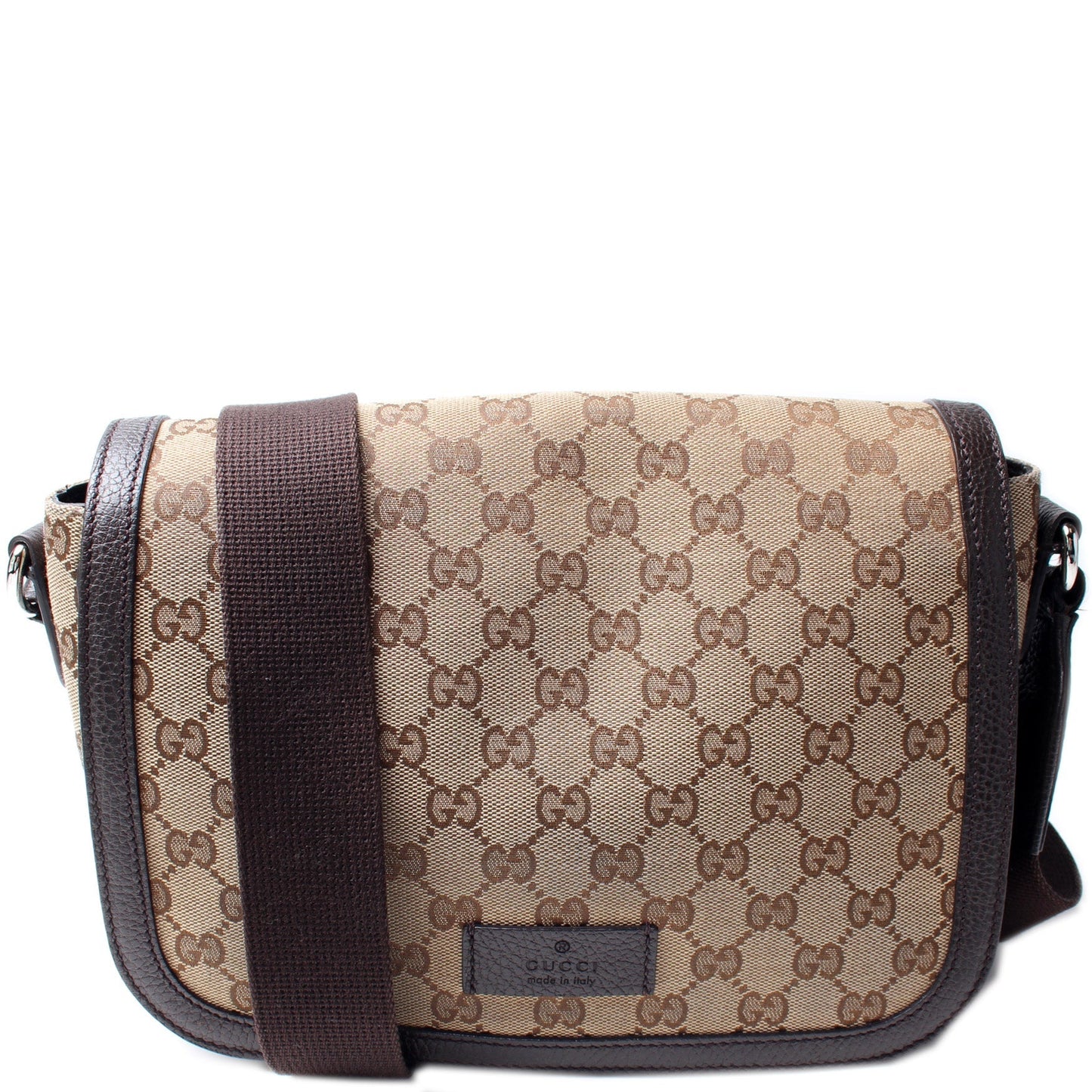 Gucci 449172 GG Canvas Messenger Bag