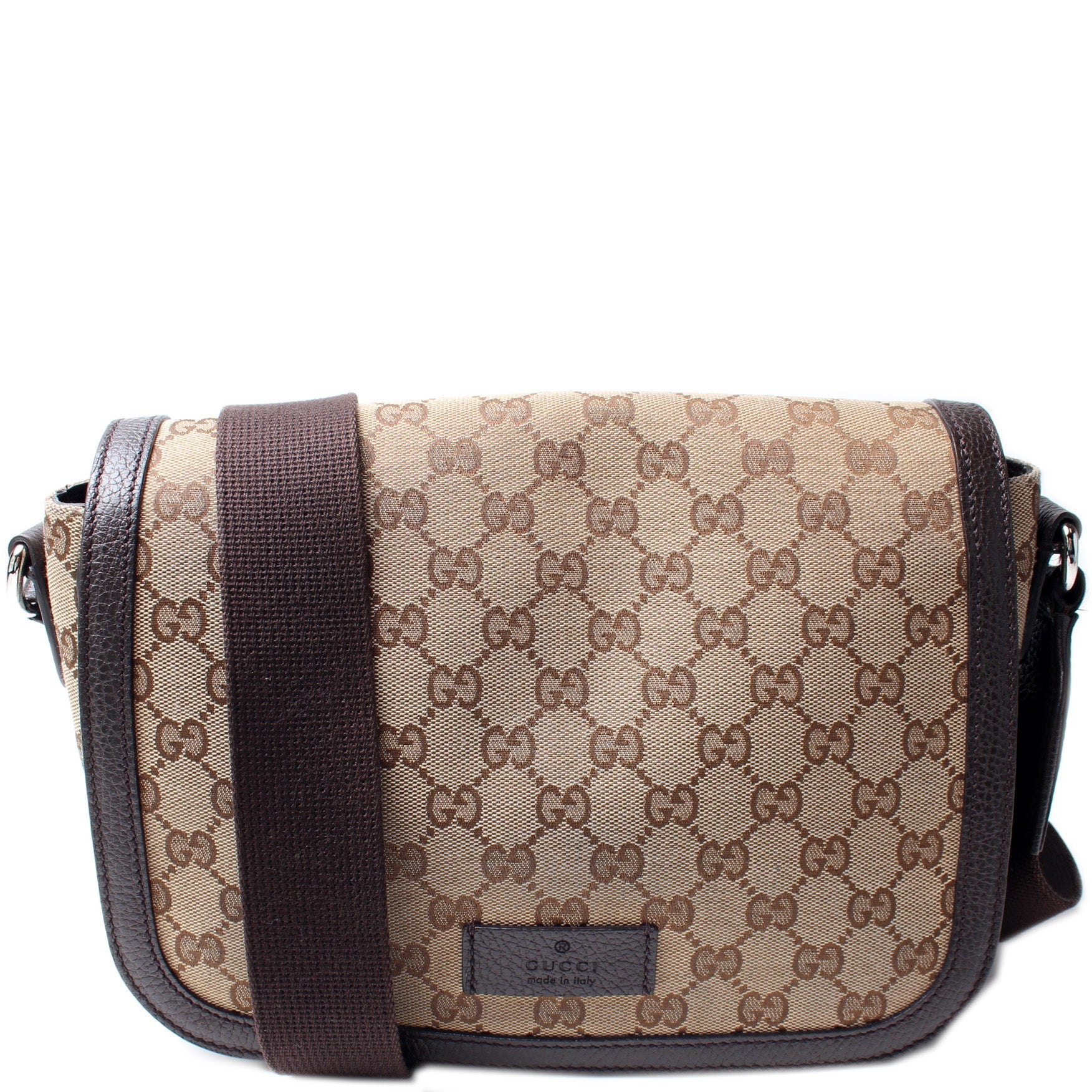 Gucci 449172 GG Canvas Messenger Bag