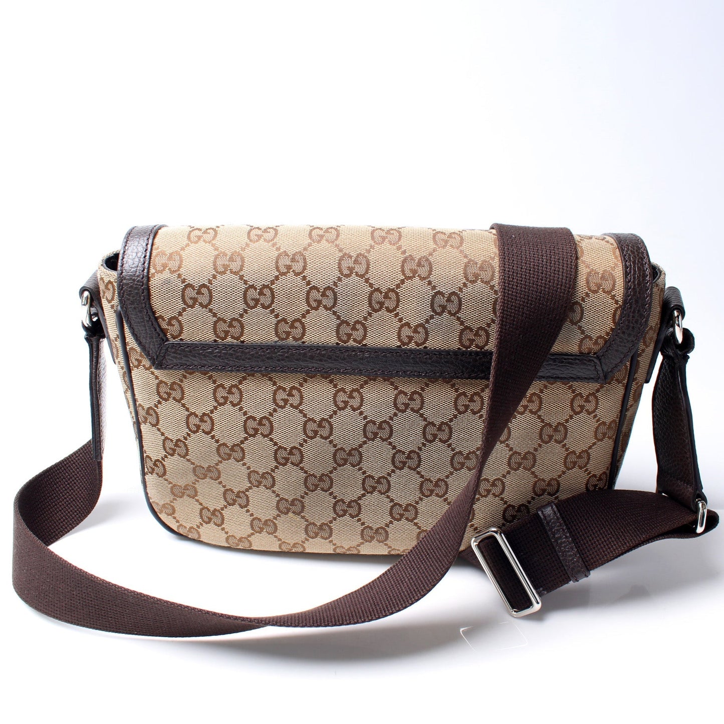 Gucci 449172 GG Canvas Messenger Bag