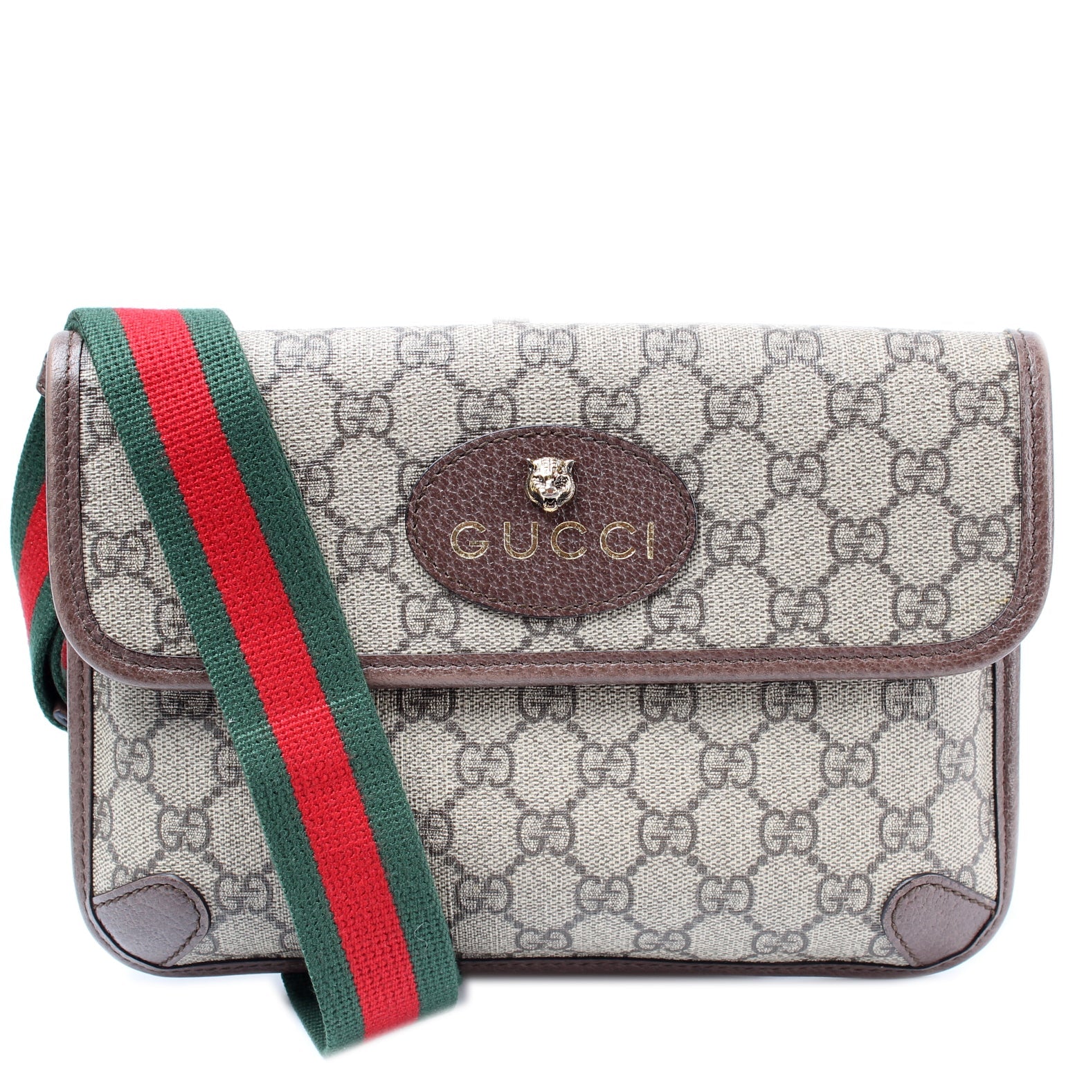 Gucci 493930 GG Supreme Neo Web Belt Bag