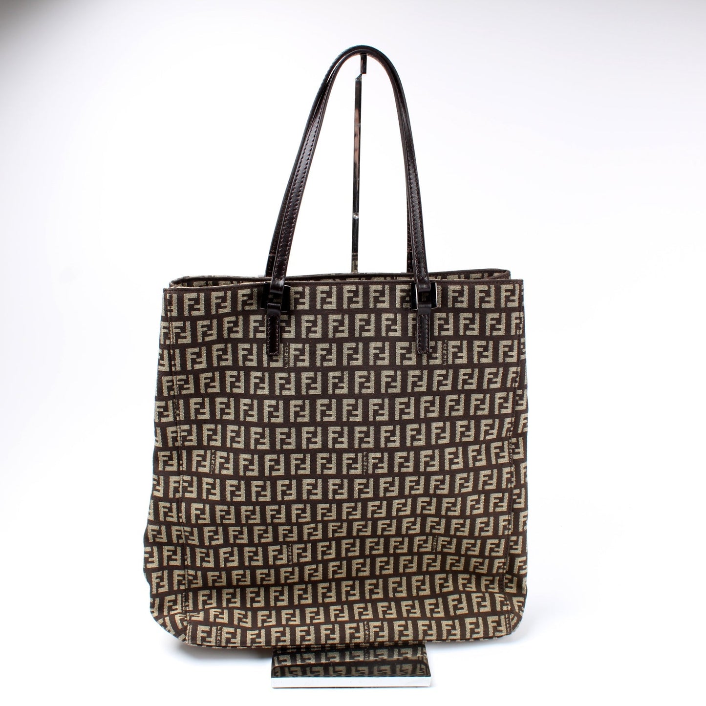 Fendi 8BH067 Zucchino Vert Shopping Tote Bag
