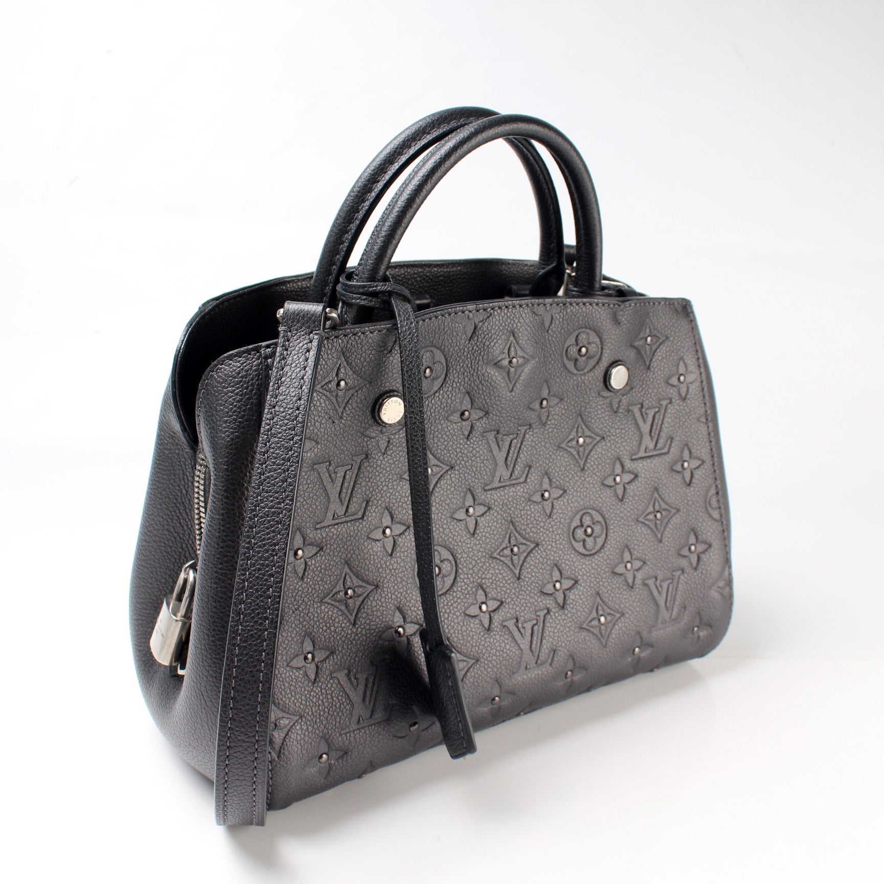 Luxury Women's Handbag | Louis Vuitton Montaigne BB Studded Empreinte