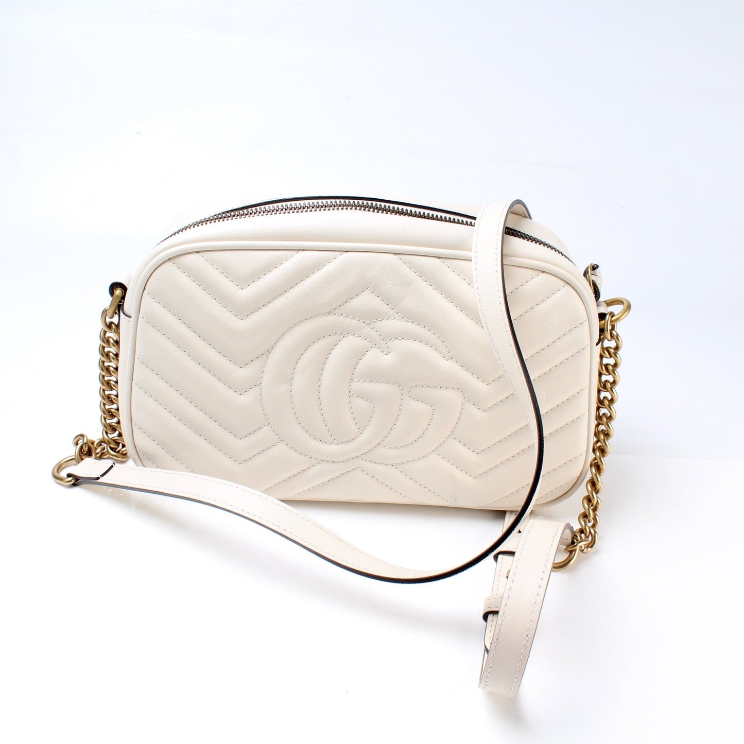 Gucci 447632 Marmont Small Leather Camera Bag