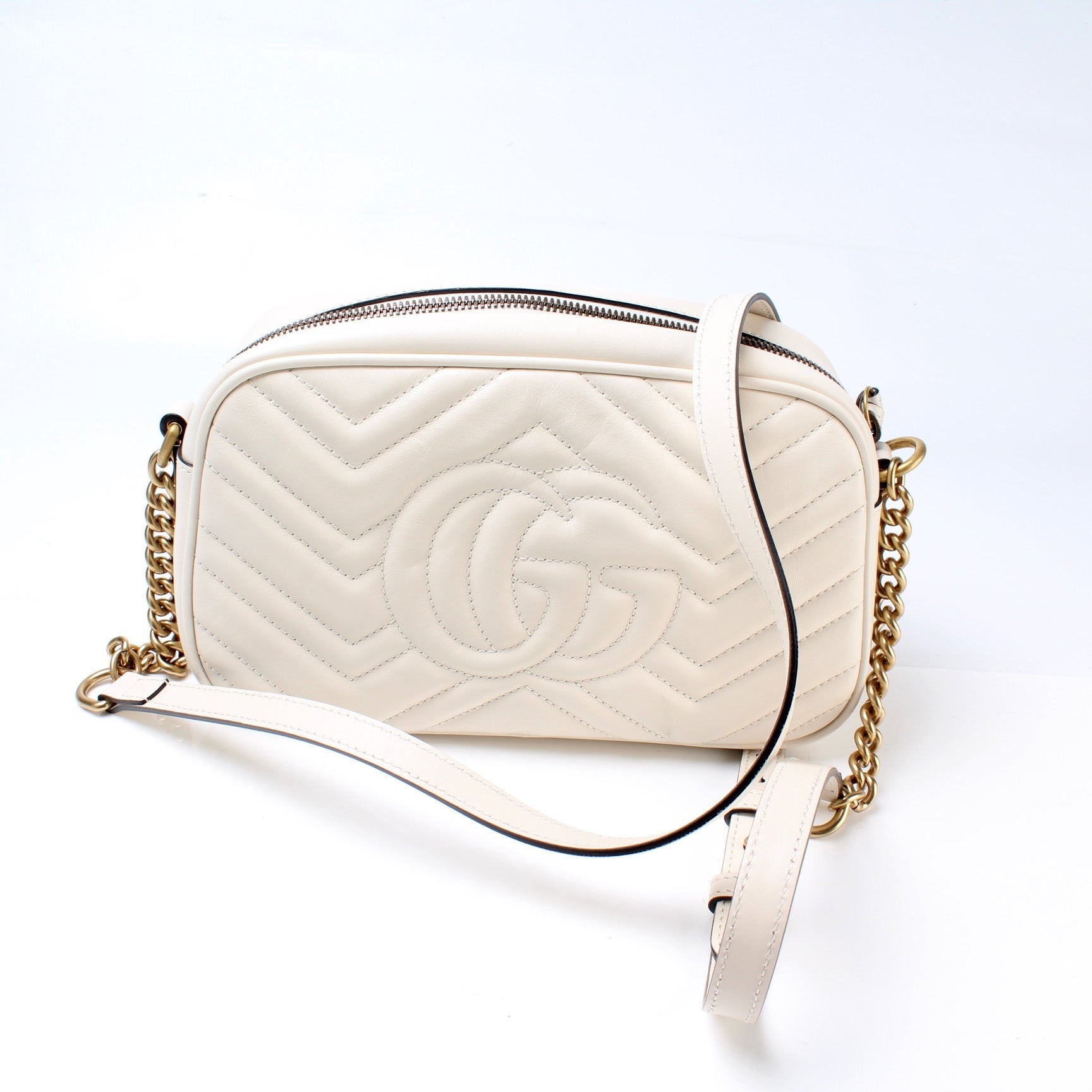 Gucci 447632 Marmont Small Leather Camera Bag