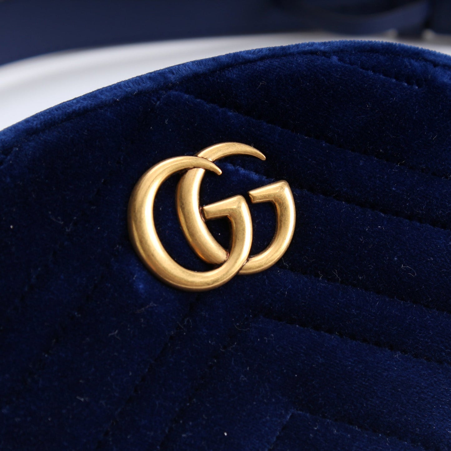 Gucci 476434 Marmont Velvet Belt Bag