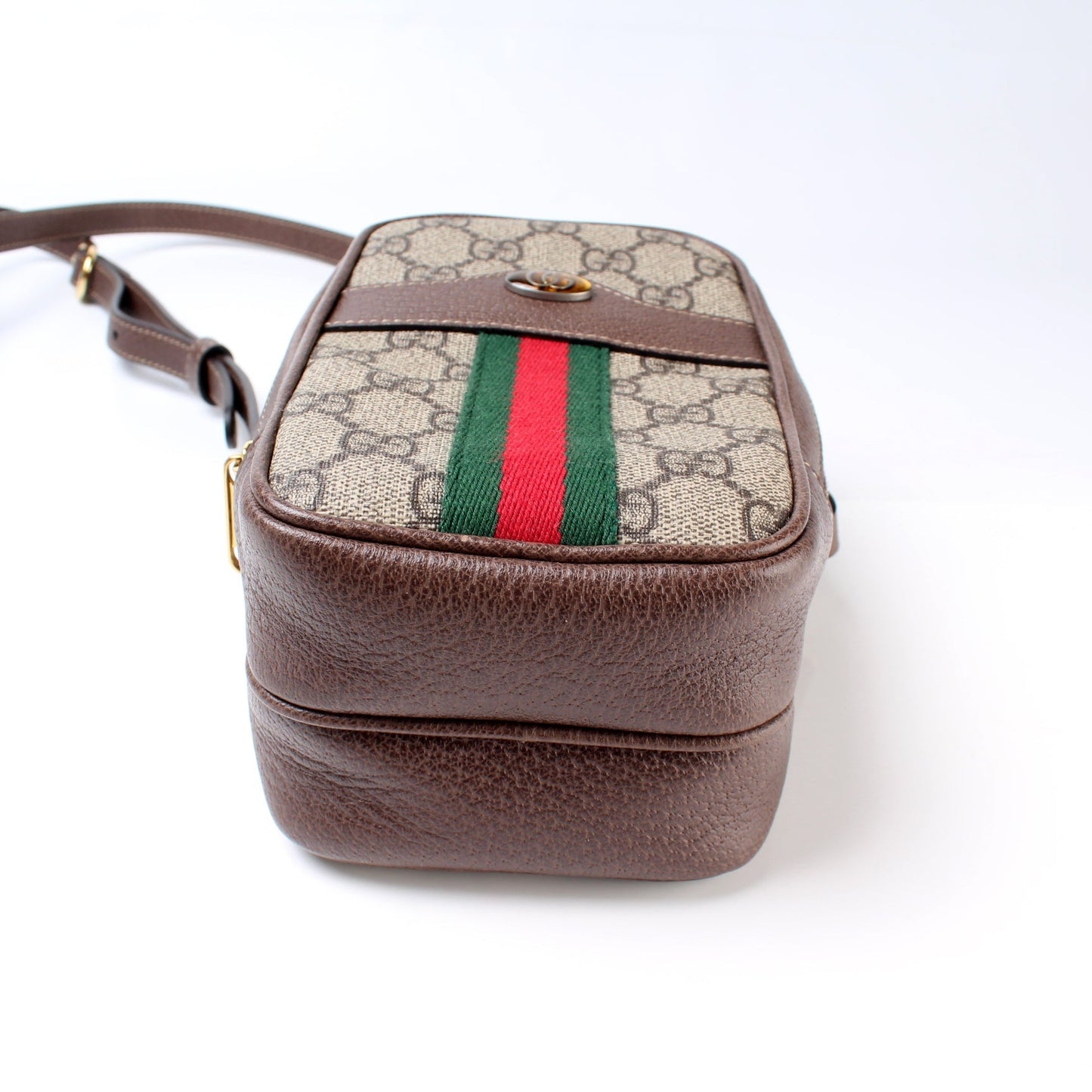 Gucci 546595 Ophidia GG Supreme Double Zip Bag